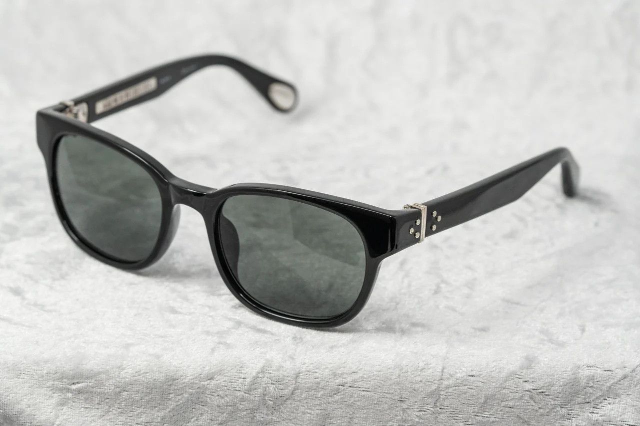 Ann Demeulemeester Ann Demeulemeester Sunglasses Rectangular Black and Grey Size ONE SIZE - 12 Thumbnail