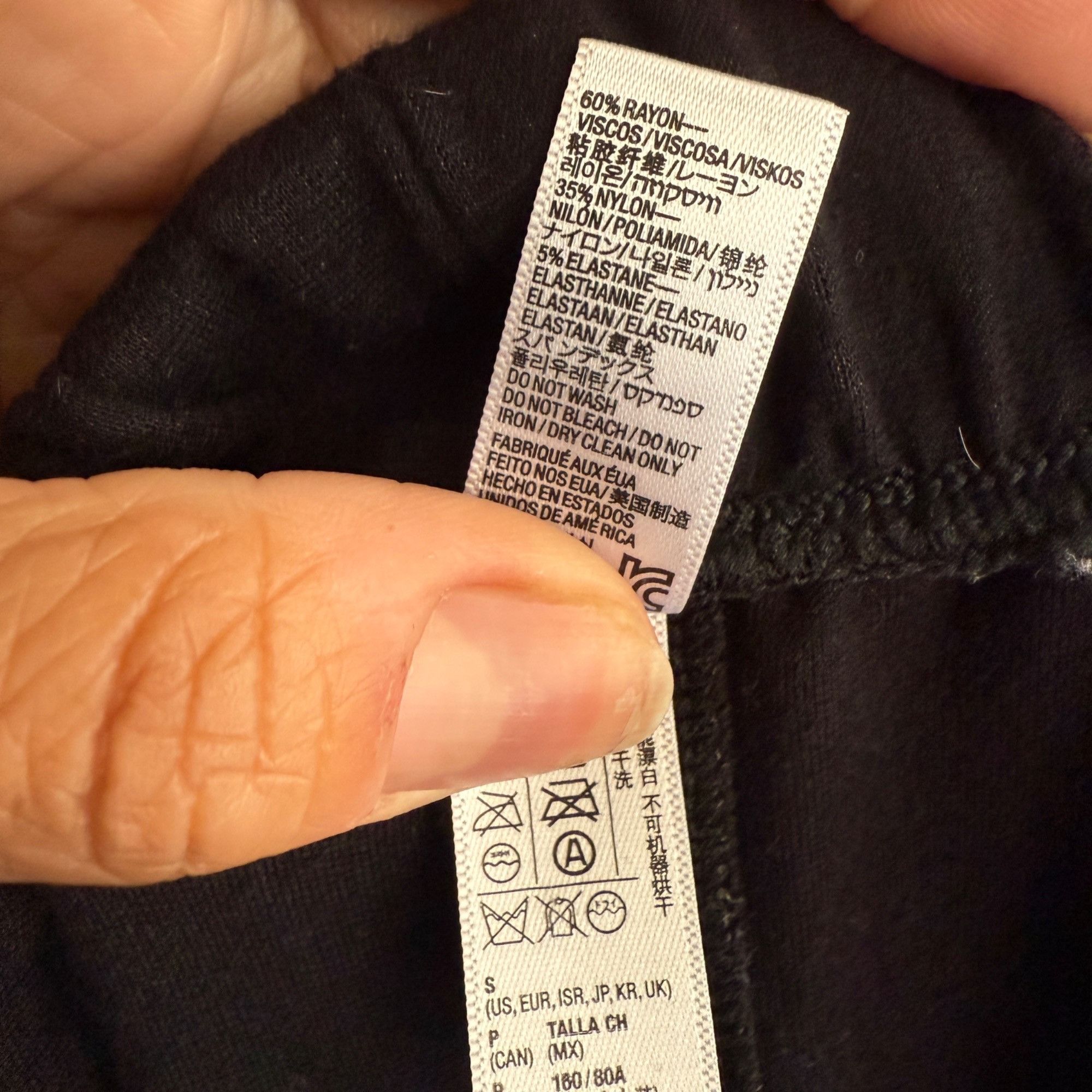 American Apparel American Apparel Womens Black Wide-Leg Elastic Waist Pants S Size 27" / US 4 / IT 40 - 4 Thumbnail