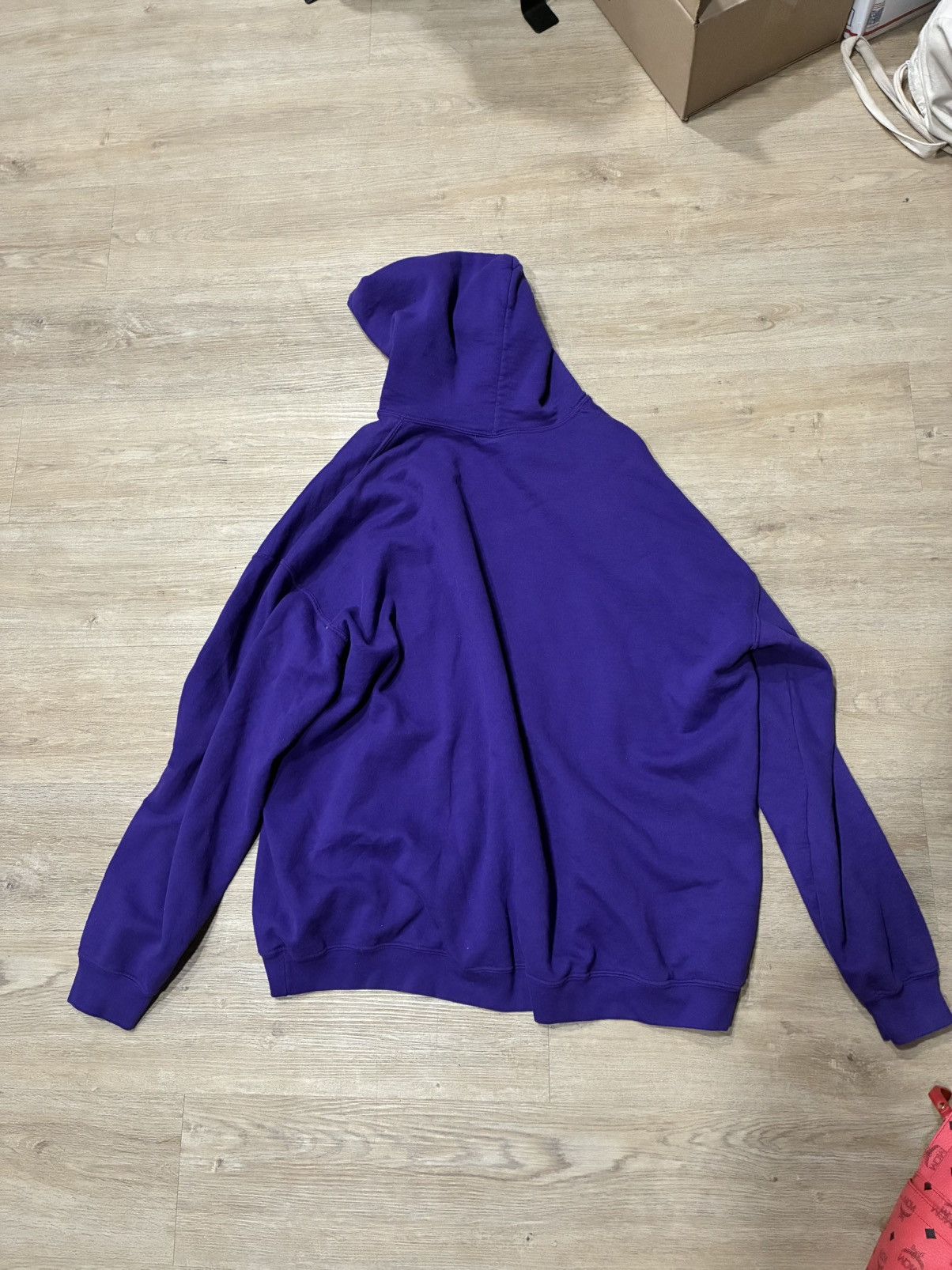 Nike Purple Nike Just Do It Hoodie - Size XL #purple Size US XL / EU 56 / 4 - 2 Thumbnail