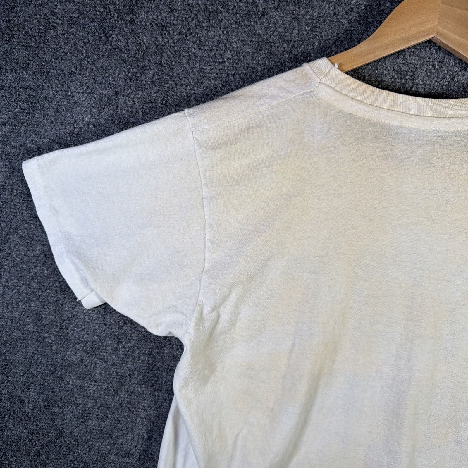 Levi's Vintage Levis Shirt Mens Large White 70s Hanes Promo Denim Size US L / EU 52-54 / 3 - 8 Thumbnail