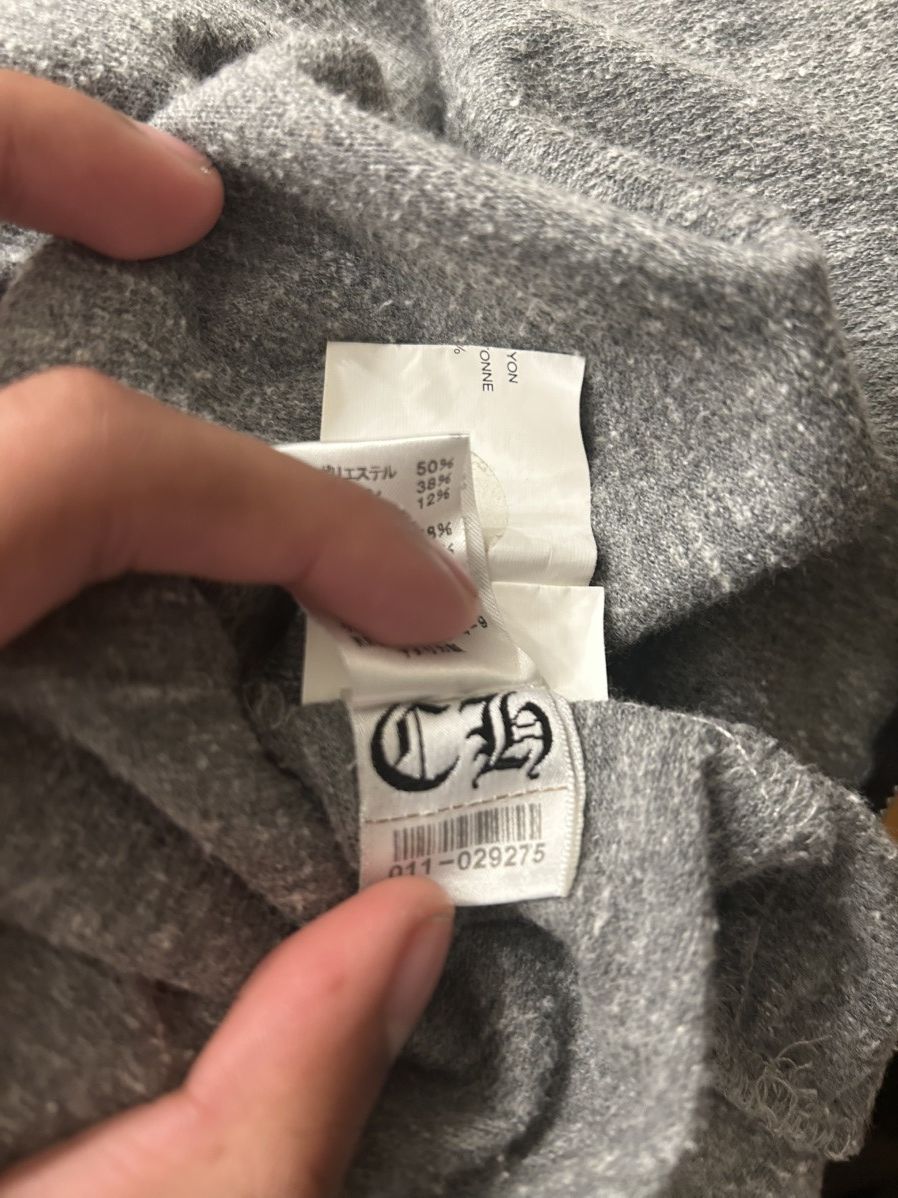 Chrome Hearts Vintage 2000s Chrome Hoodie Monogram Cross Fleur scroll Size US S / EU 44-46 / 1 - 8 Thumbnail