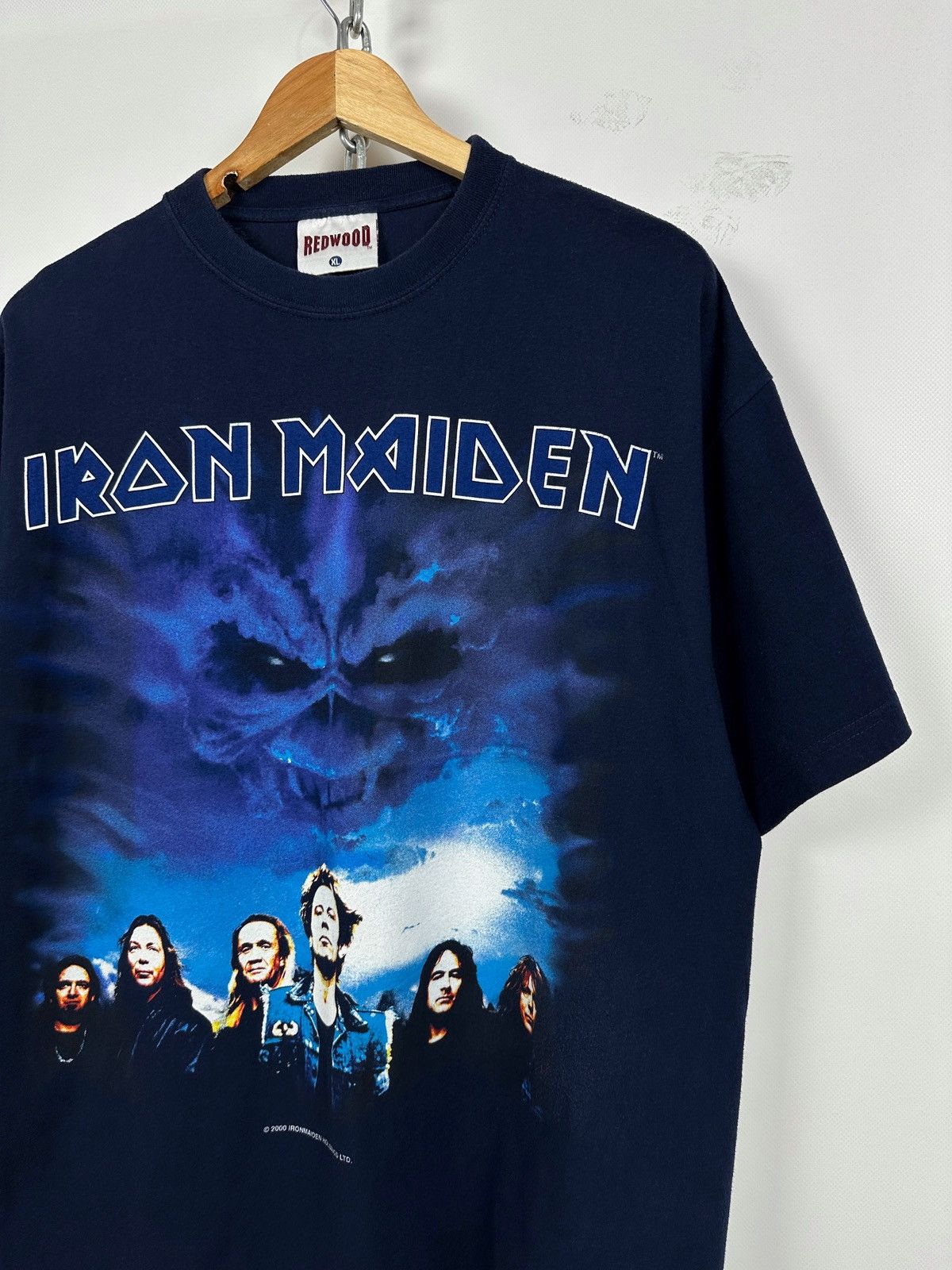 Band Tees 2000 Vintage Iron Maiden Brave New World Tour T-Shirt Size US XL / EU 56 / 4 - 4 Thumbnail