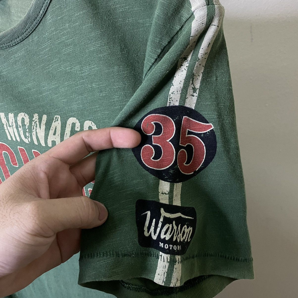 Vintage Y2K Warson Motors Racing Team Fine Racing Equipment Tee Size US M / EU 48-50 / 2 - 4 Thumbnail