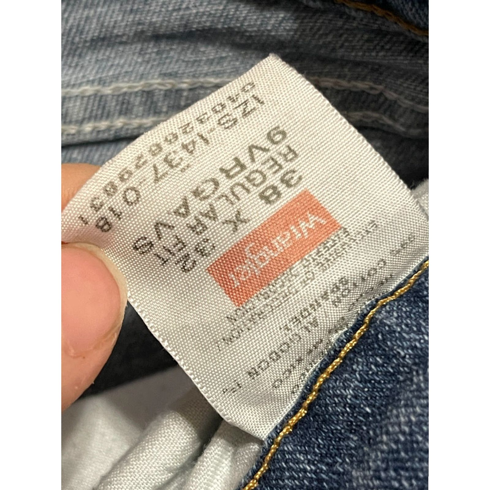 Levi's Levi's Jeans Mens 38x32 Blue Denim Straight Regular Fit Jeans Size US 38 / EU 54 - 5 Thumbnail
