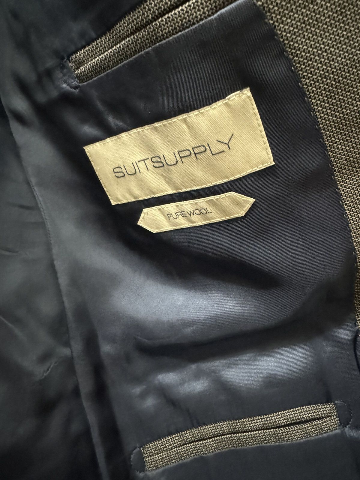 Suitsupply SuitSupply Napoli Int Straight Slim Cut 2 piece suit Size 46S - 3 Thumbnail