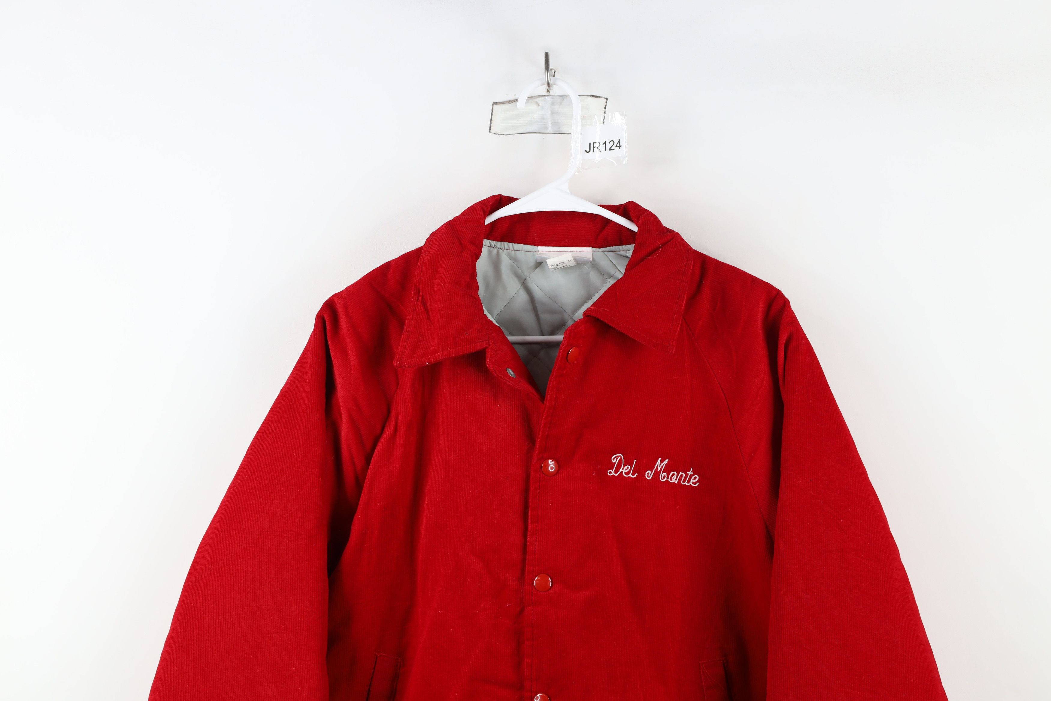 Vintage Vintage 80s 90s Del Monte Foods Corduroy Bomber Jacket USA Size US M / EU 48-50 / 2 - 2 Thumbnail