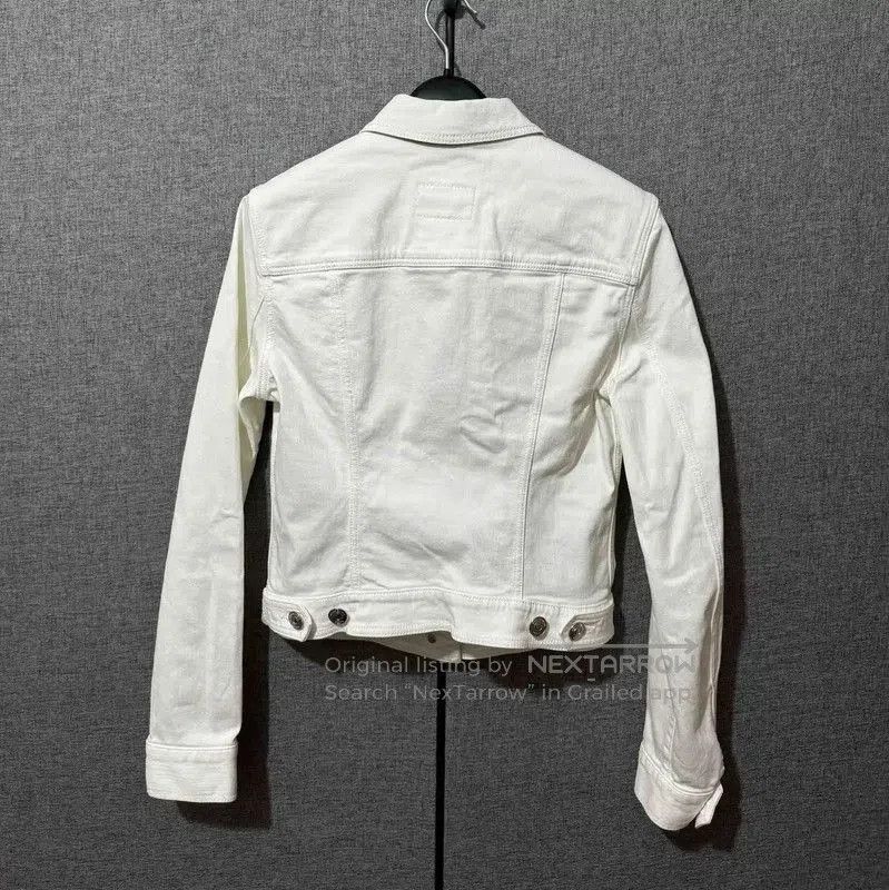 Burberry Burberry White Cotton Embroidered Jacket. Size S / US 4 / IT 40 - 2 Thumbnail