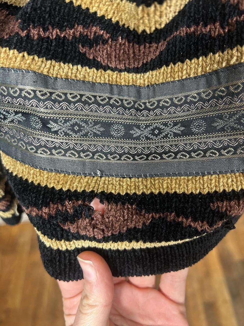 Talbots Vintage Y2K autumn leaf embroidered novelty sweater Size L / US 10 / IT 46 - 3 Thumbnail