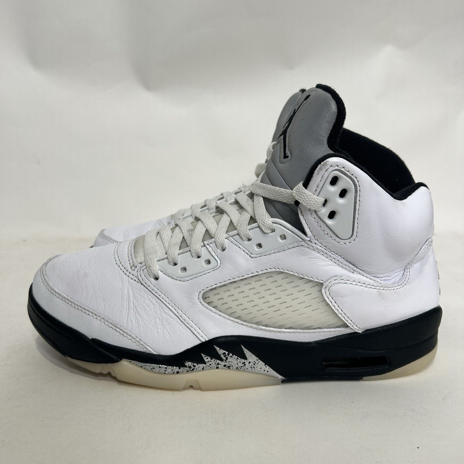 Jordan Brand Nike Air Jordan 5 Retro OG “Reverse Metallic/White Black” Size US 9.5 / EU 42-43 - 6 Thumbnail