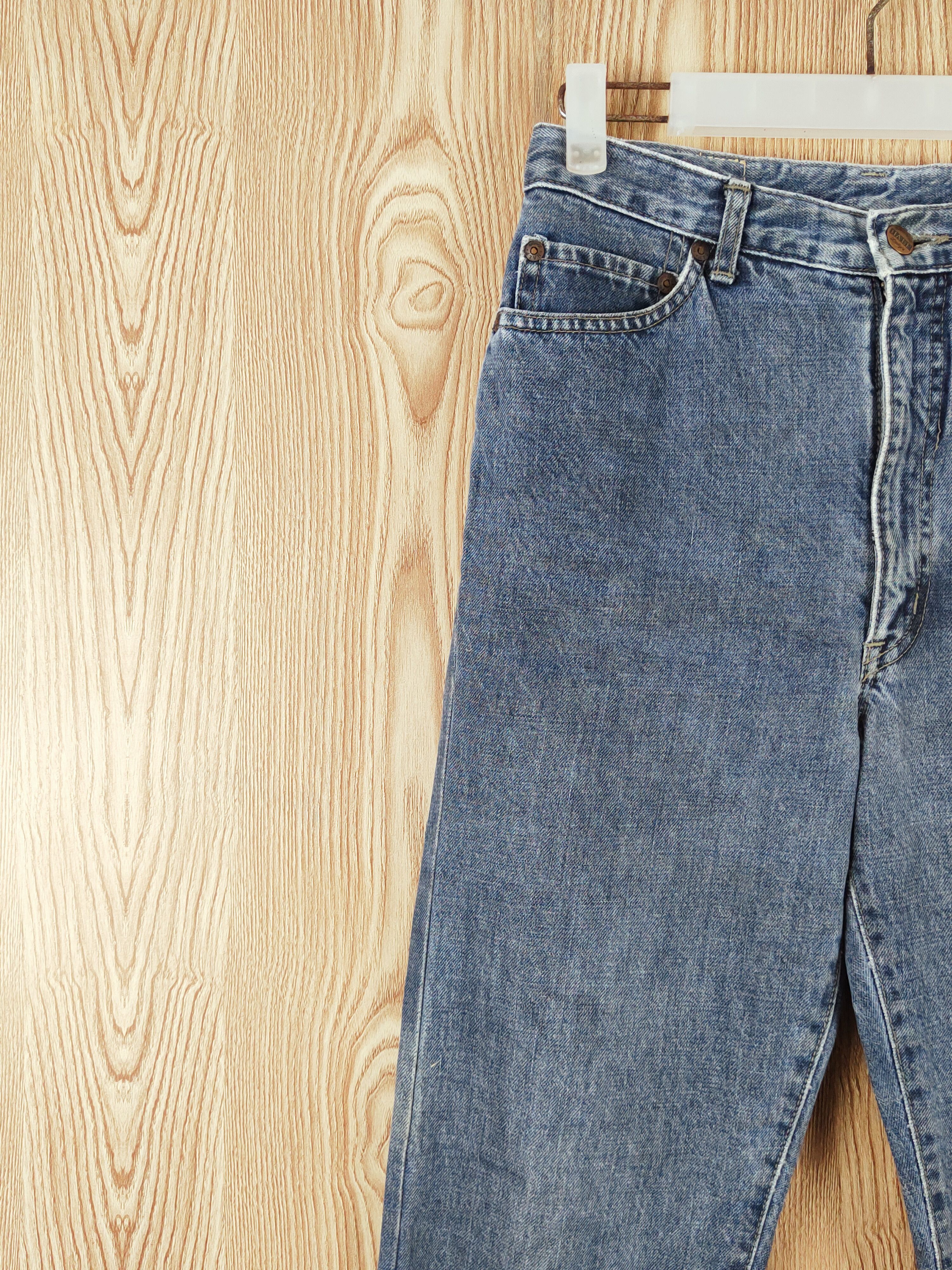 Indigo INDIGO ARTISAN Half Blue Distressed Ripped Jeans #W653 Size US 28 / EU 44 - 3 Thumbnail