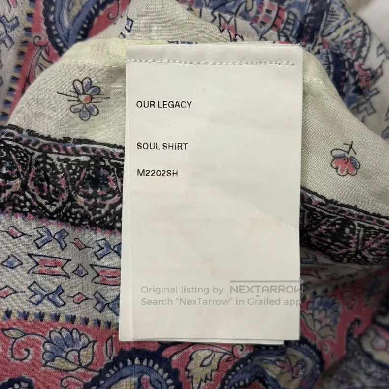 Our Legacy Our Legacy Pleated pattern long-sleeve shirt Size US M / EU 48-50 / 2 - 3 Thumbnail
