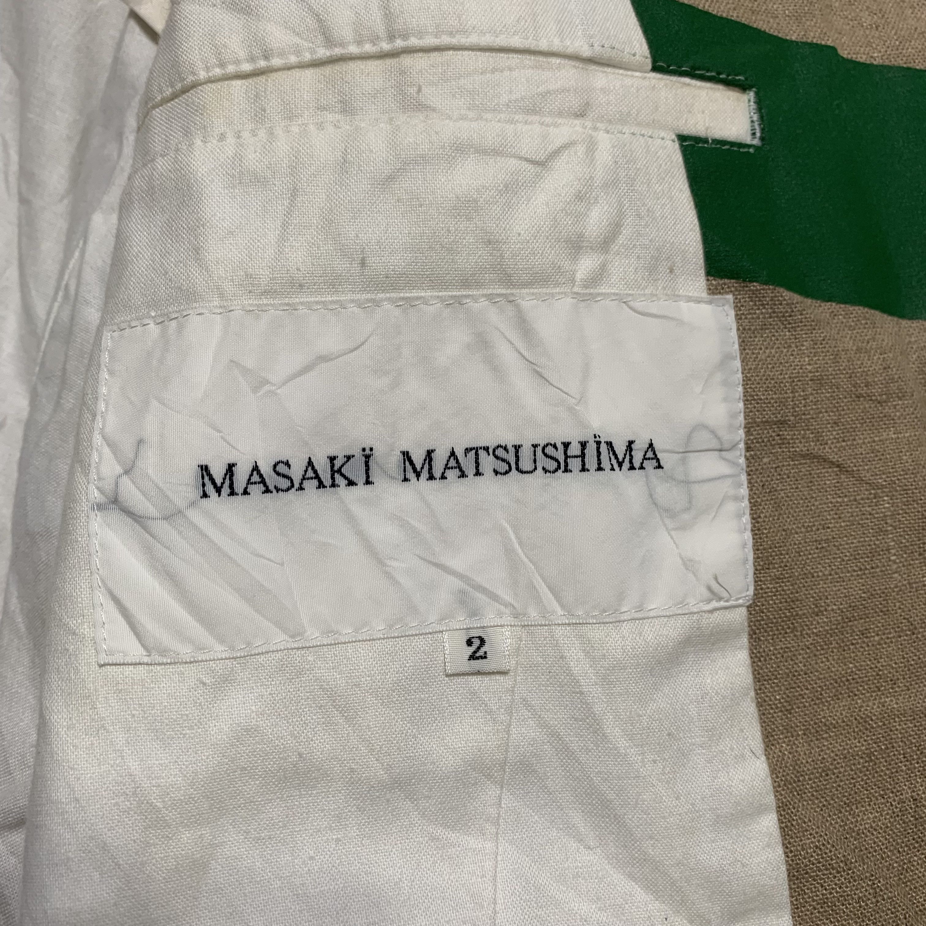 Masaki Matsushima Vintage 90s Masaki Matsushima Duct-Tape Style Jacket Size US M / EU 48-50 / 2 - 8 Thumbnail