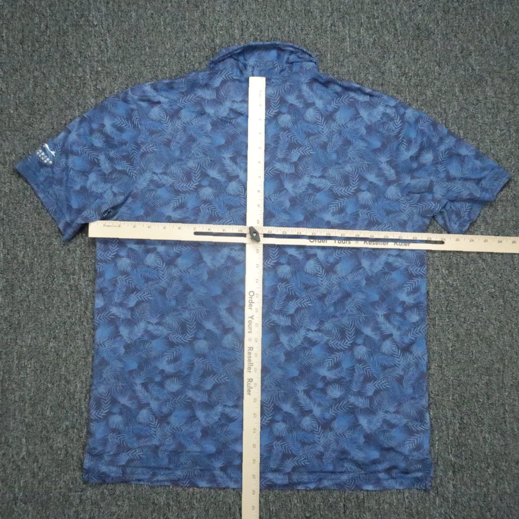 Peter Millar Peter Millar Performance Polo Shirt Men's Large Blue Floral Short Sleeve Golf Casual Size US L / EU 52-54 / 3 - 5 Thumbnail