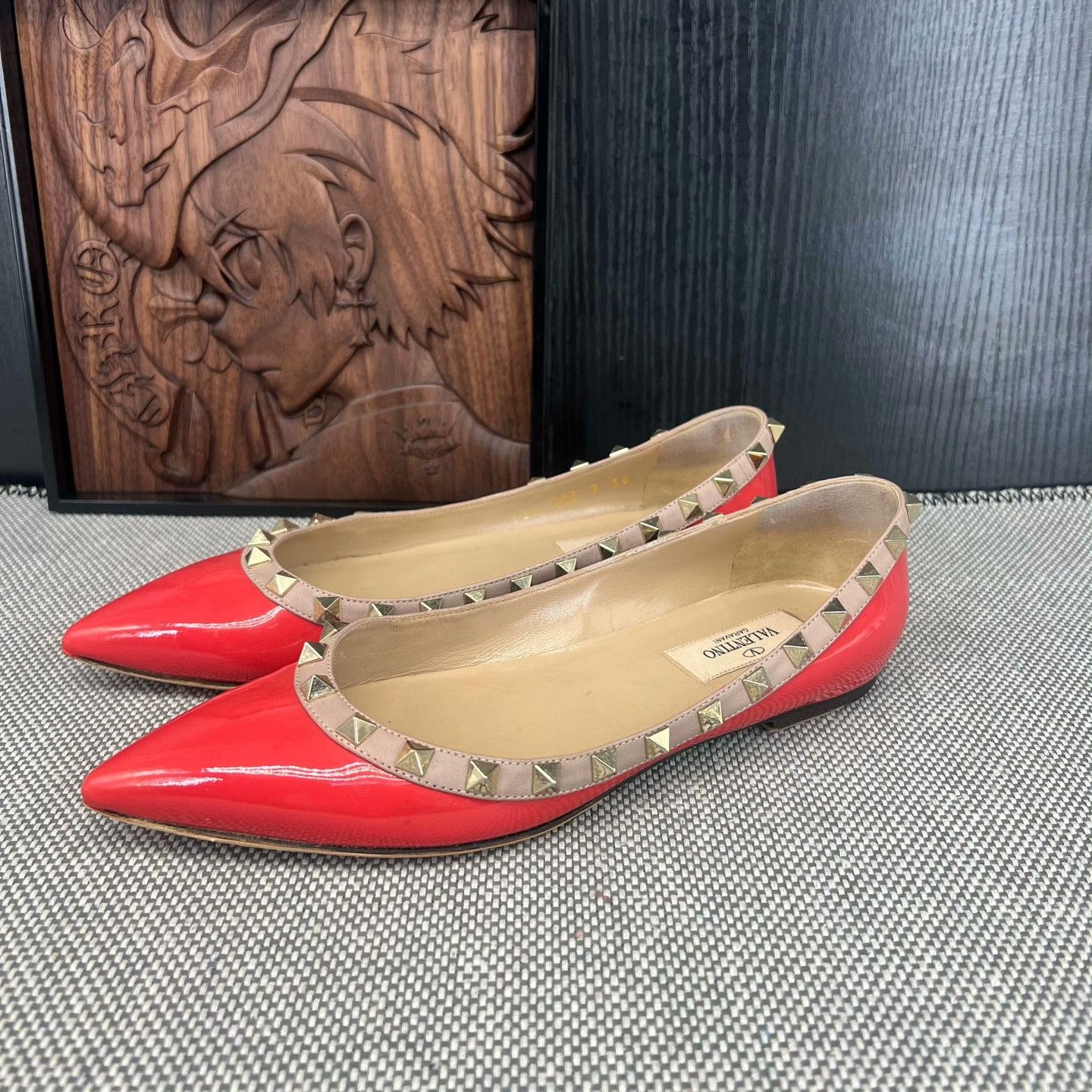 Valentino Valentino Patent Orange Lowtop Sneakers 36 Women Size US 6 / IT 36 - 1 Thumbnail