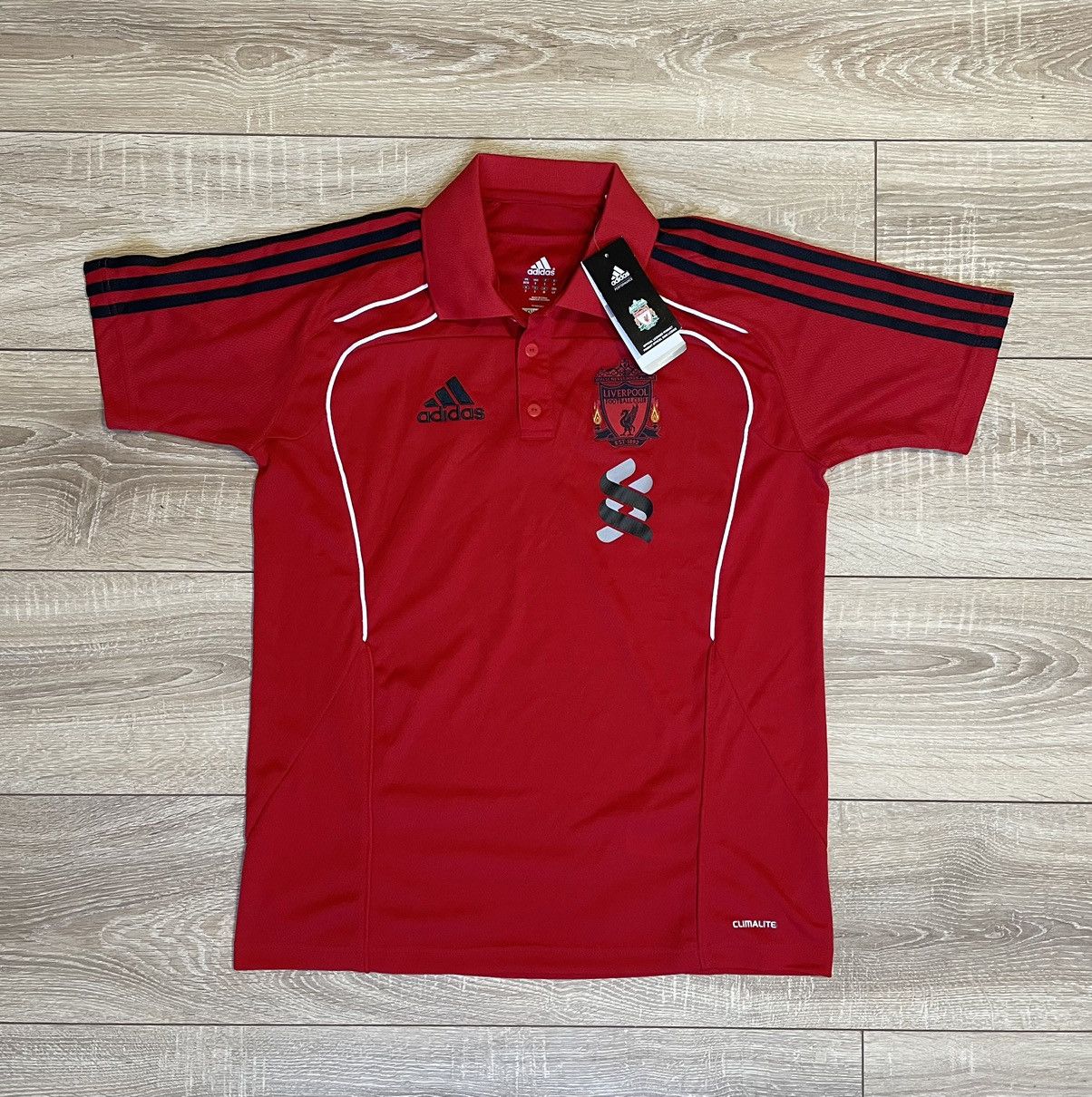 Adidas × Vintage Liverpool adidas 2010 2011 training shirt polo soccer jersey Size US S / EU 44-46 / 1 - 1 Thumbnail