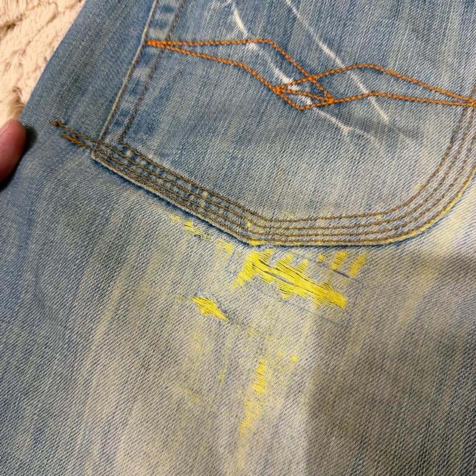 Other Y2K Vintage S-AND-C unique light weight denim jeans Size 33" - 8 Thumbnail