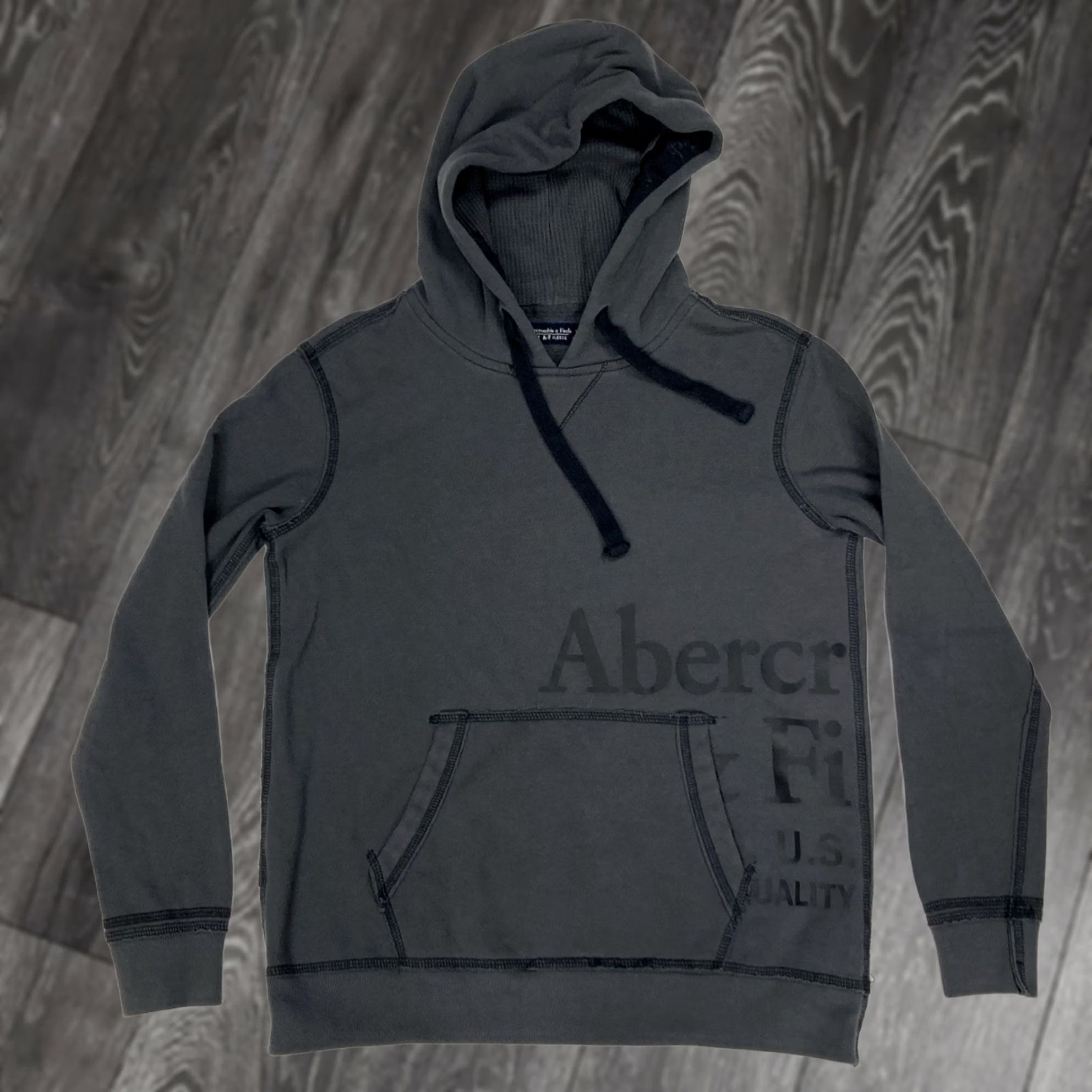 Abercrombie & Fitch VINTAGE Abercrombie & Fitch Pullover Hoodie Women XS Gray Size XS / US 0-2 / IT 36-38 - 1 Thumbnail