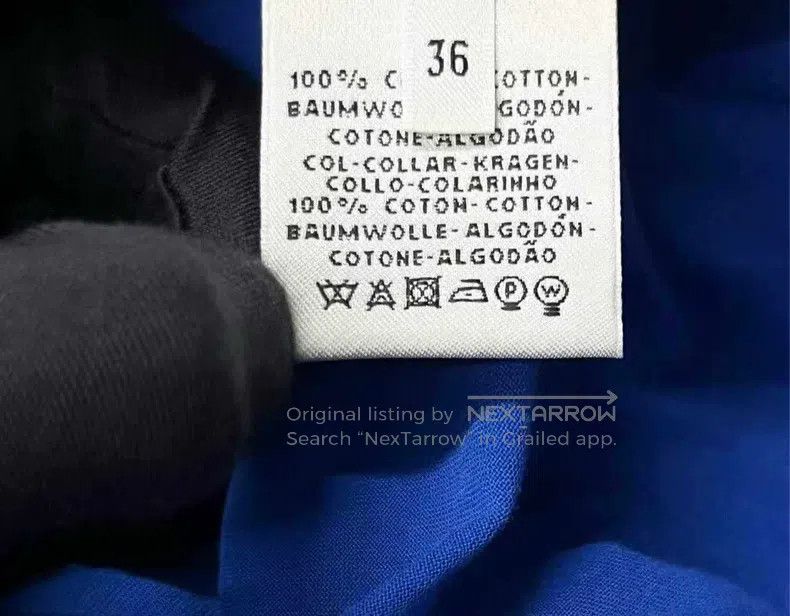 Hermes Hermes Blue Pocket Embroidered Short Sleeve Size XS / US 0-2 / IT 36-38 - 3 Thumbnail