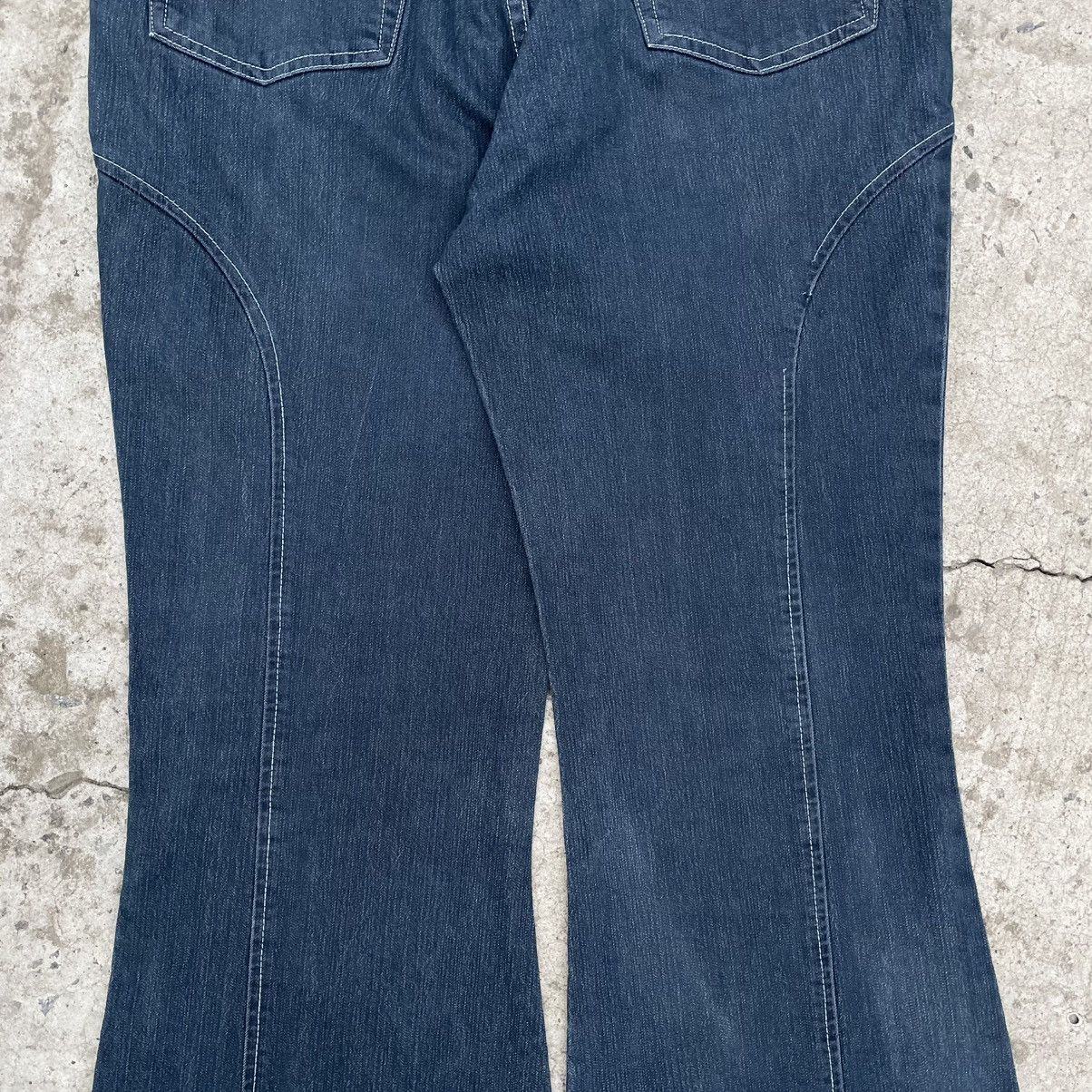 Y/Project Vintage Women’s Junlian Flared Crazy Jeans Size L 00s USA Size 27" / US 4 / IT 40 - 14 Thumbnail