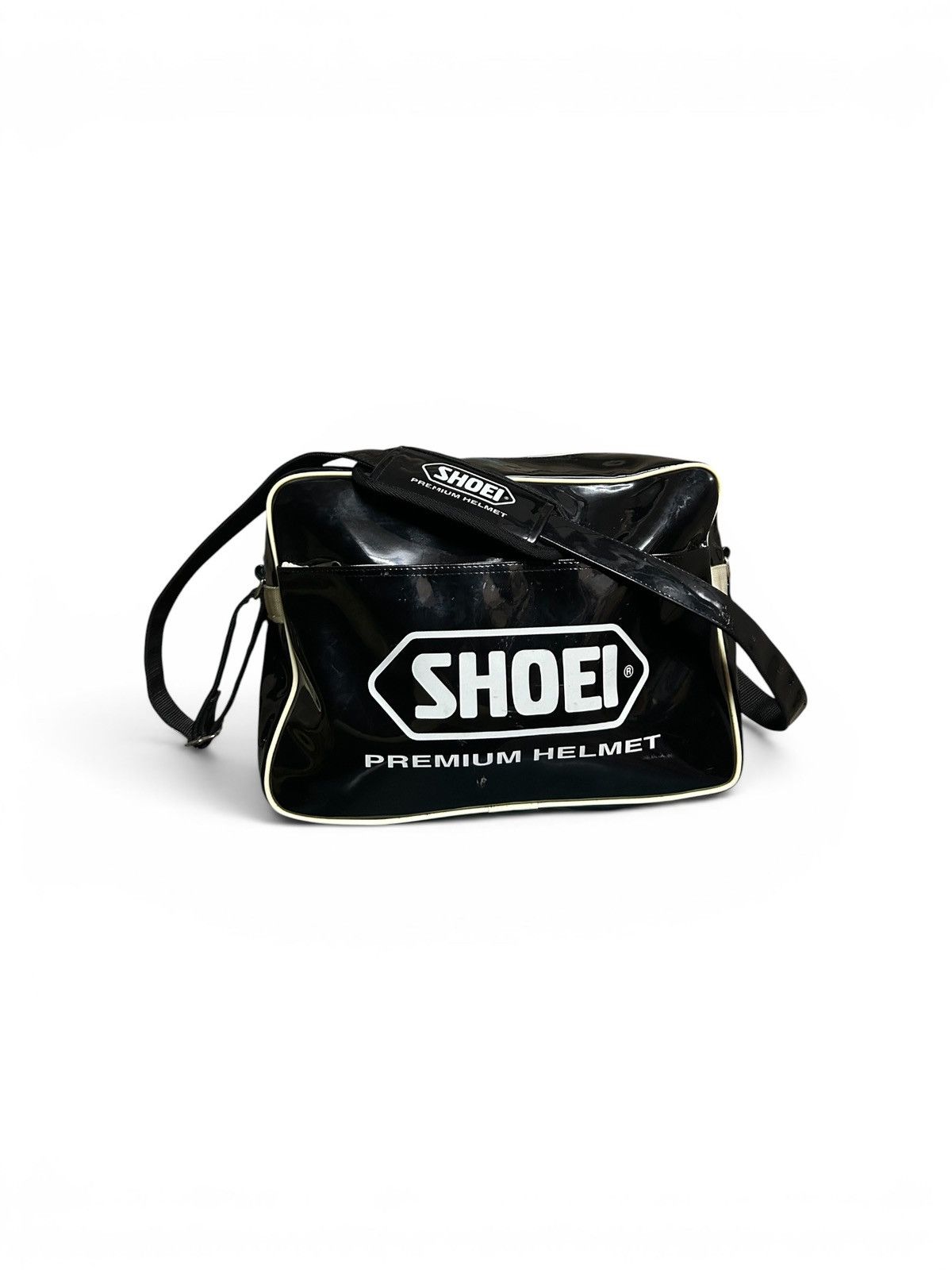Vintage Shoei "Premium Helmet" Enamel Messenger Bag (JDM) Size ONE SIZE - 2 Thumbnail