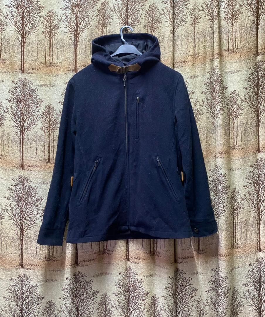 Japanese Brand Simplicite Plus Wool Hoodie Zip up Jacket Size US M / EU 48-50 / 2 - 1 Thumbnail