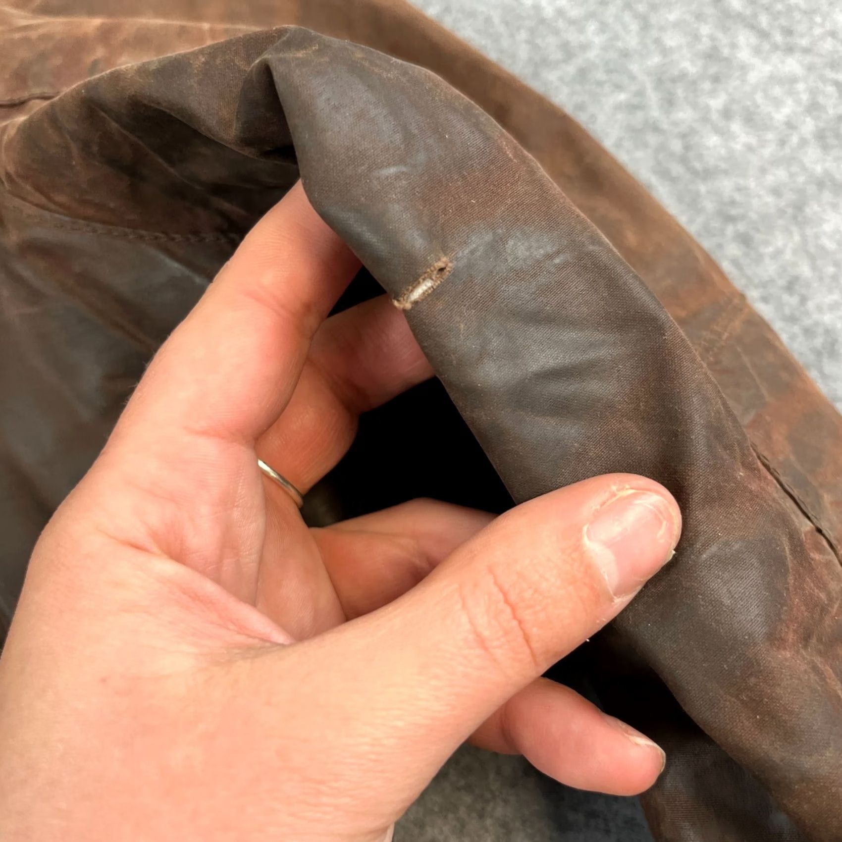 Barbour VINTAGE Barbour Jacket Womens Brown Belted UK 14 Made in England 3 Warrants Casual Cotton Long Sleeve Full Zip Pockets Womens Size XL / US 12-14 / IT 48-50 - 7 Thumbnail