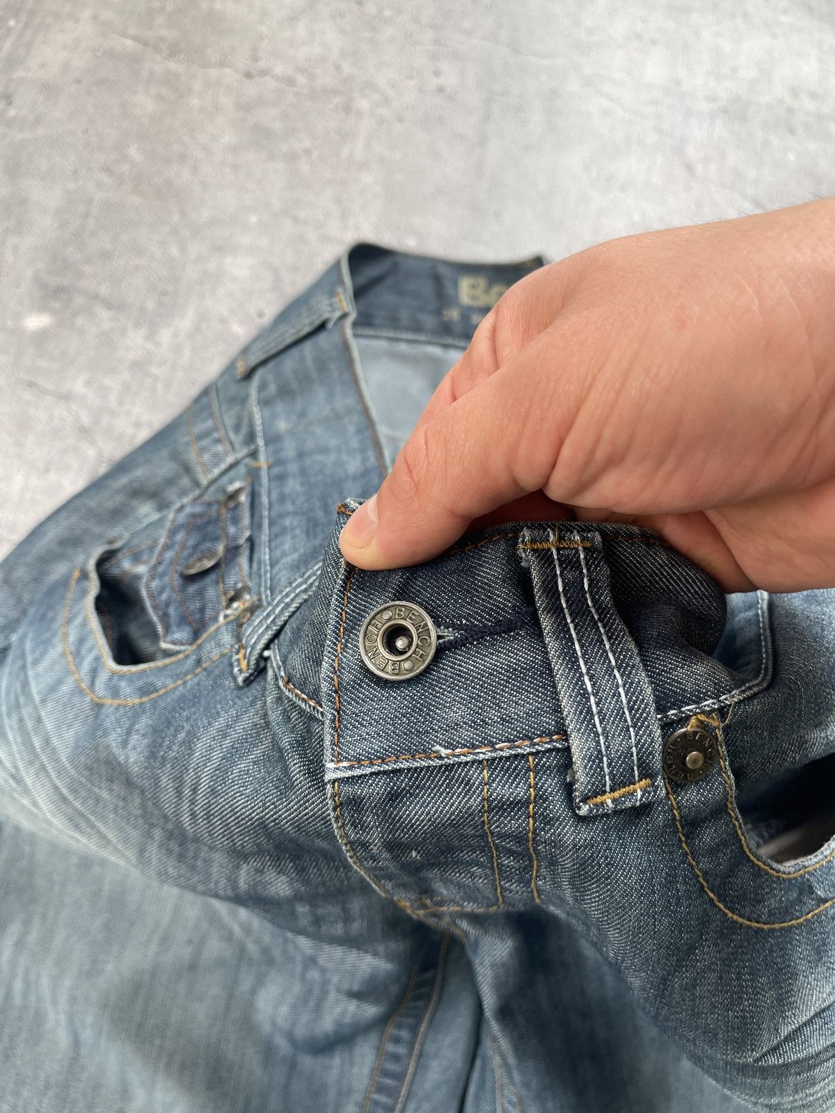 Bench × Vintage Vintage Y2K Bench Jeans Pants Faded Size US 30 / EU 46 - 6 Thumbnail