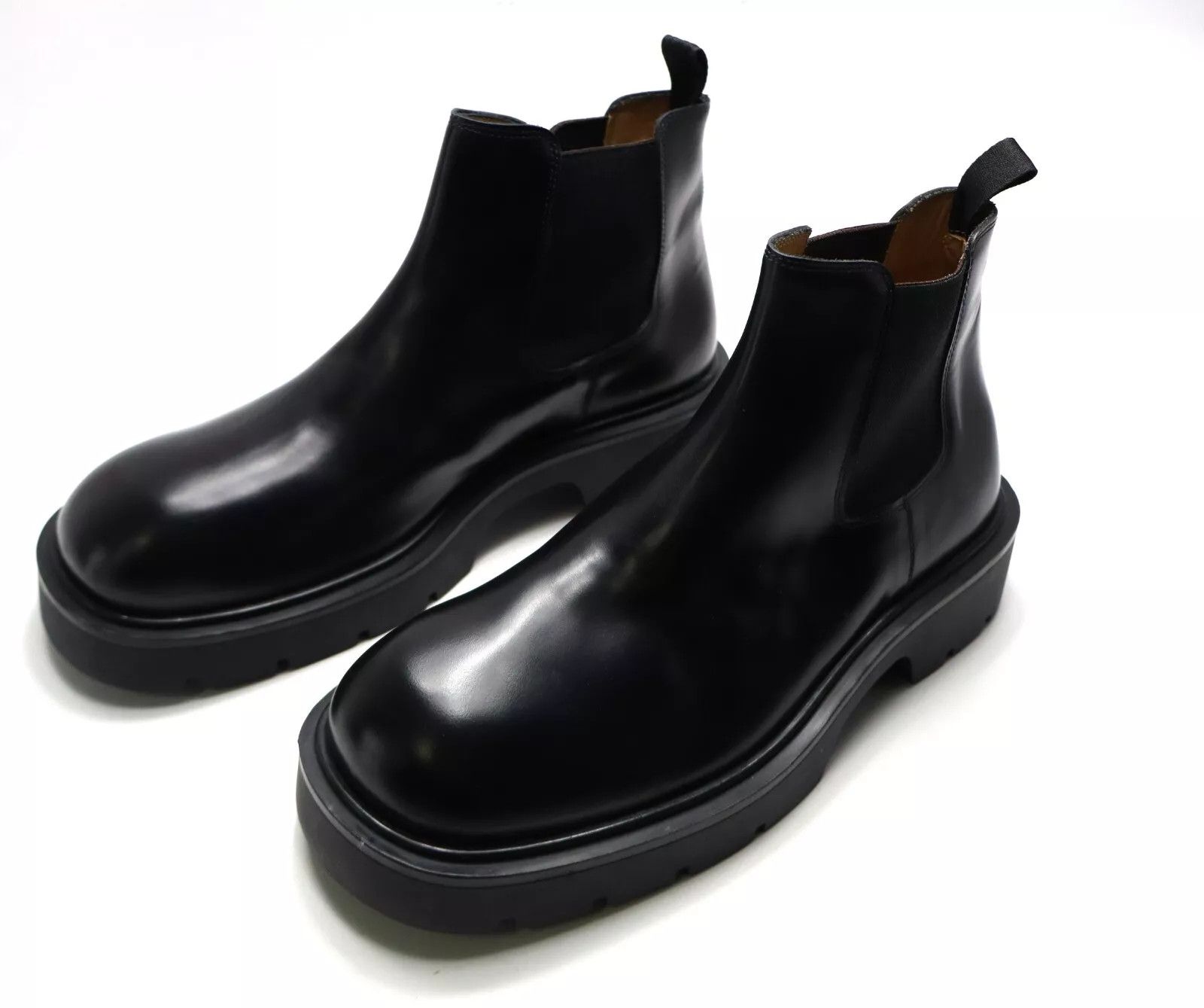 Sandro SANDRO Men EU 44/UK 9.5 Leather Square Toe Rubber Side Ankle Size US 11 / EU 44 - 2 Thumbnail