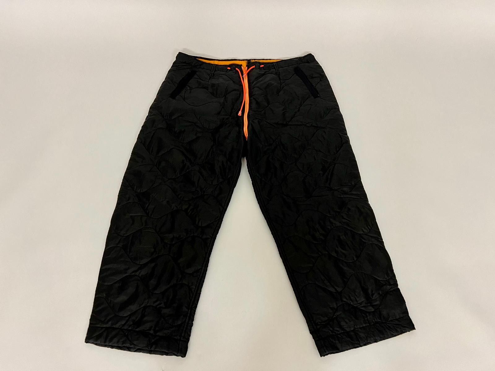 Walter Van Beirendonck 🏔️ W&LT Black Ski Pants w/ Orange Details — Archive Size US 36 / EU 52 - 3 Thumbnail