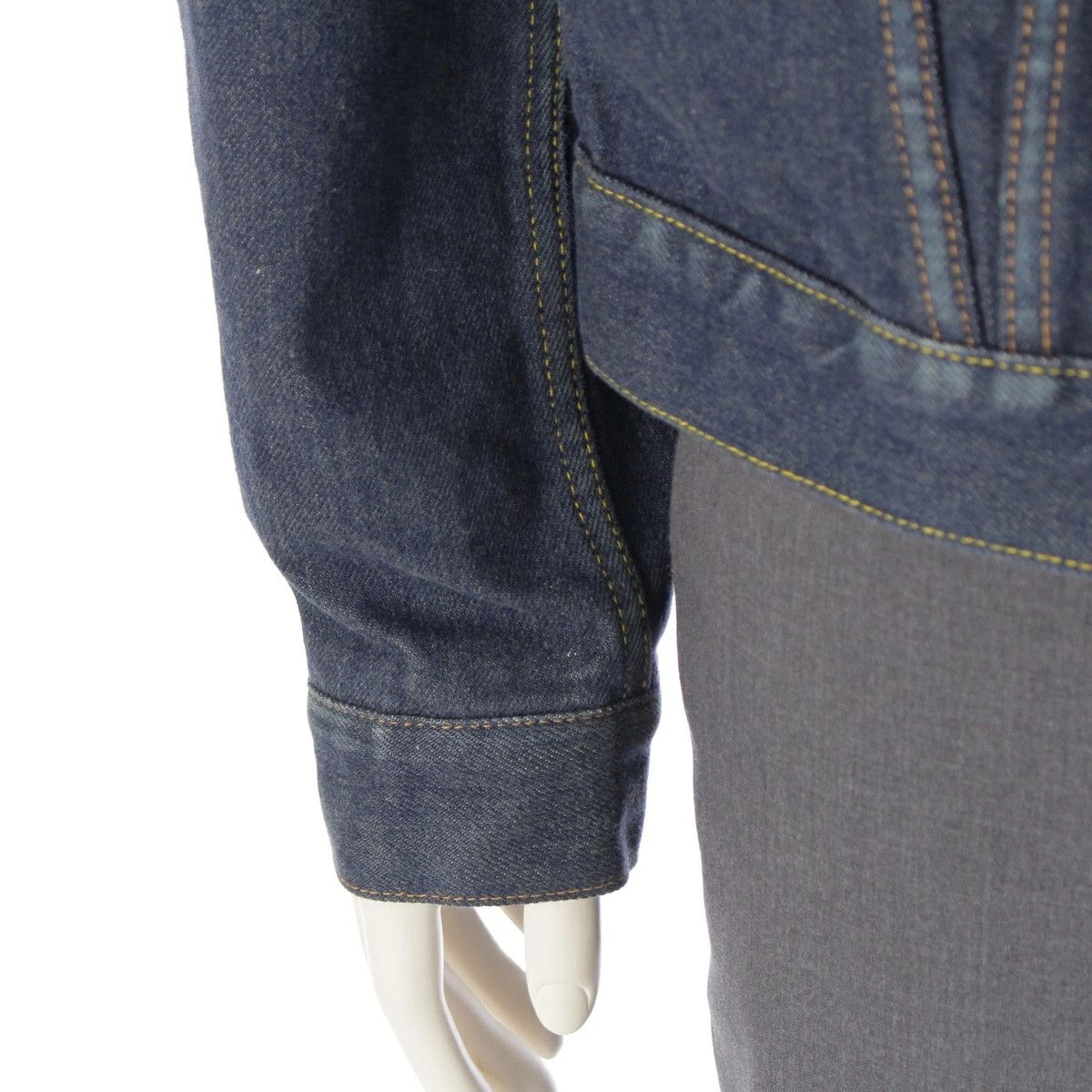 Yohji Yamamoto Yohji Yamamoto POUR HOMME 3rd Third Type Denim Jacket Size US XXL / EU 58 / 5 - 6 Thumbnail