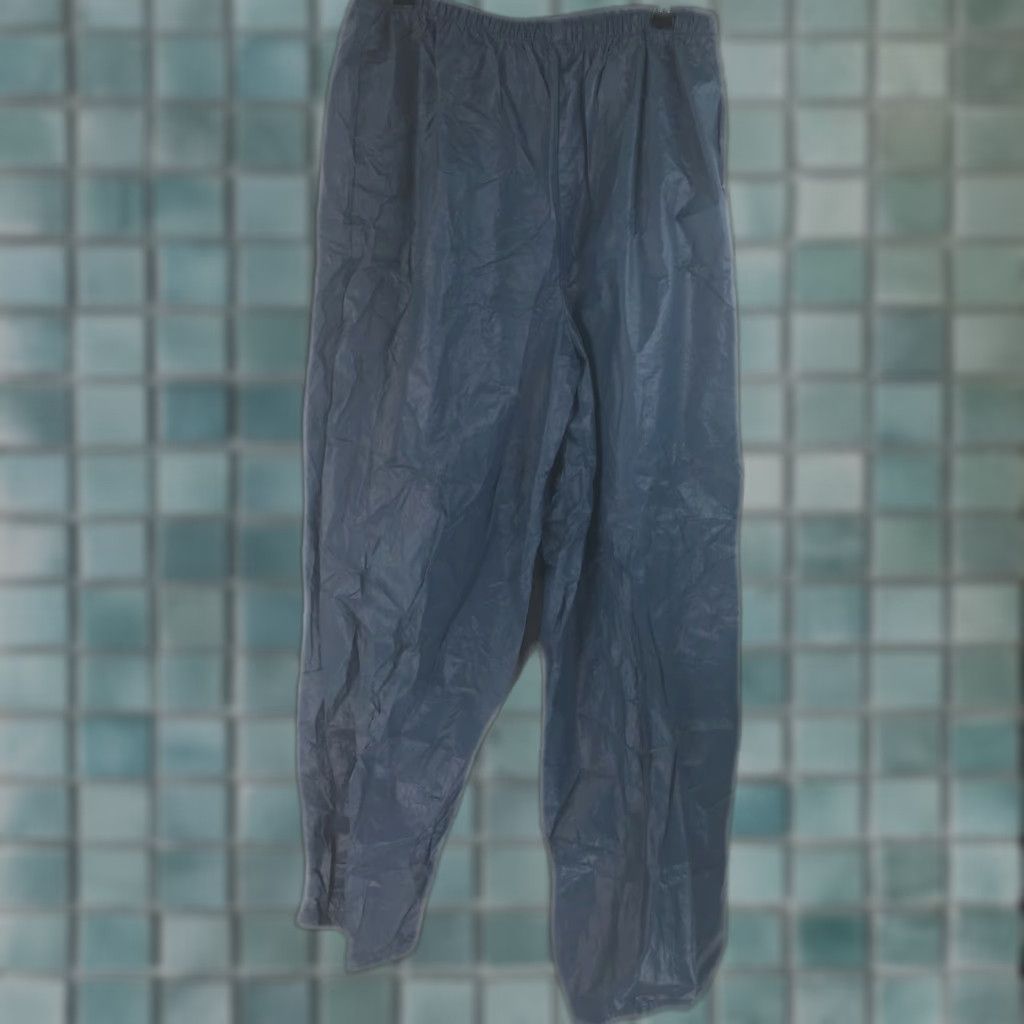 Vintage FROGG TOGS Mens Rain Pants Outdoor Waterproof Blue Size Small Adult Regular 100% Polyethylene Size US 29 - 1 Preview