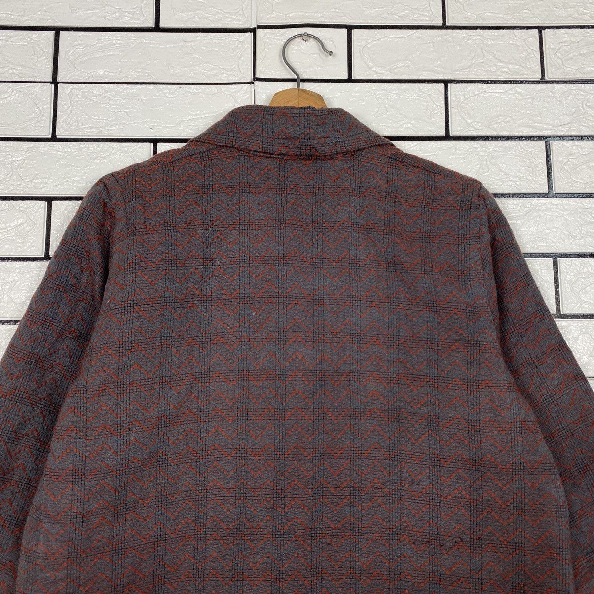 Japanese Brand Vintage Wool Jacket Herringbone Unbranded Issey Miyake Size US M / EU 48-50 / 2 - 10 Thumbnail