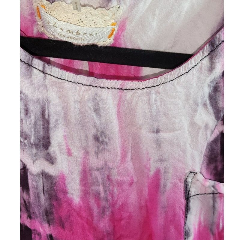 Other Chambrai Los Angeles Pink Tie Dye Short Sleeve Top Size S Size S / US 4 / IT 40 - 4 Thumbnail