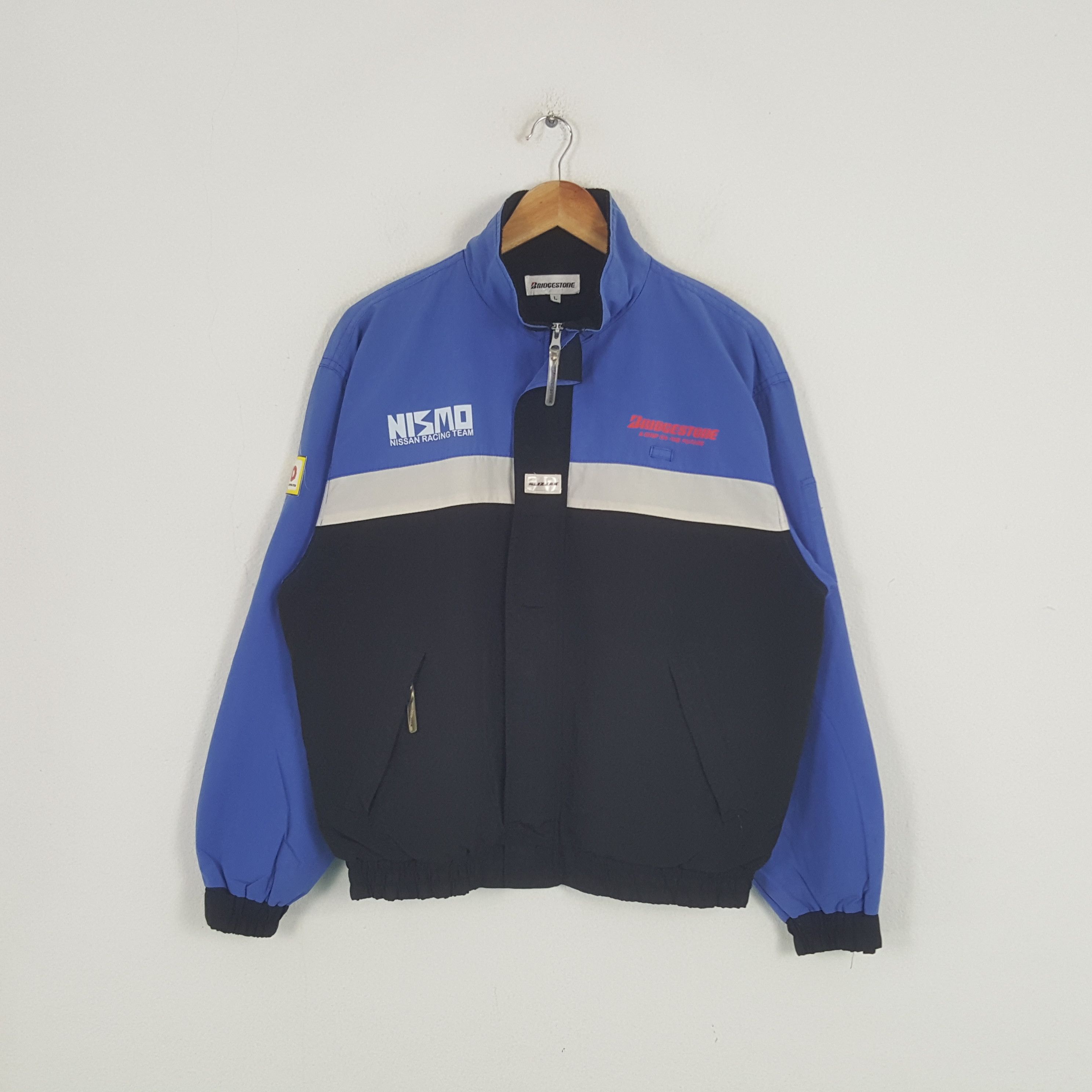 Japanese Brand Vintage Bridgestone Racing Nismo Nissan Japan Custom Jacket Size US L / EU 52-54 / 3 - 3 Thumbnail