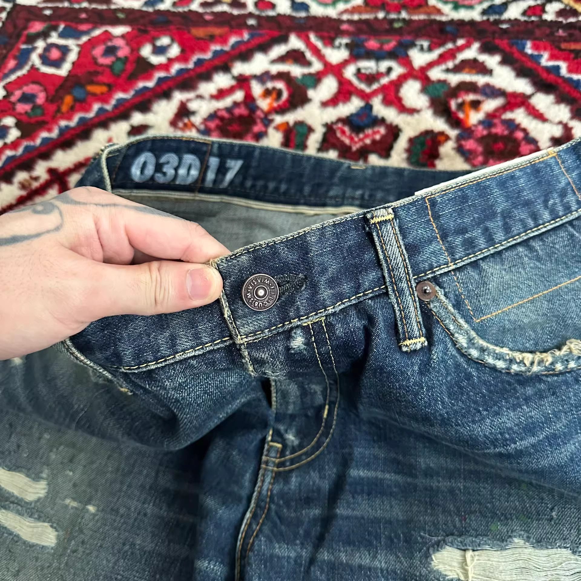 Visvim visvim Journeyman Wide Mud Dyed Jeans Size US 34 / EU 50 - 6 Thumbnail