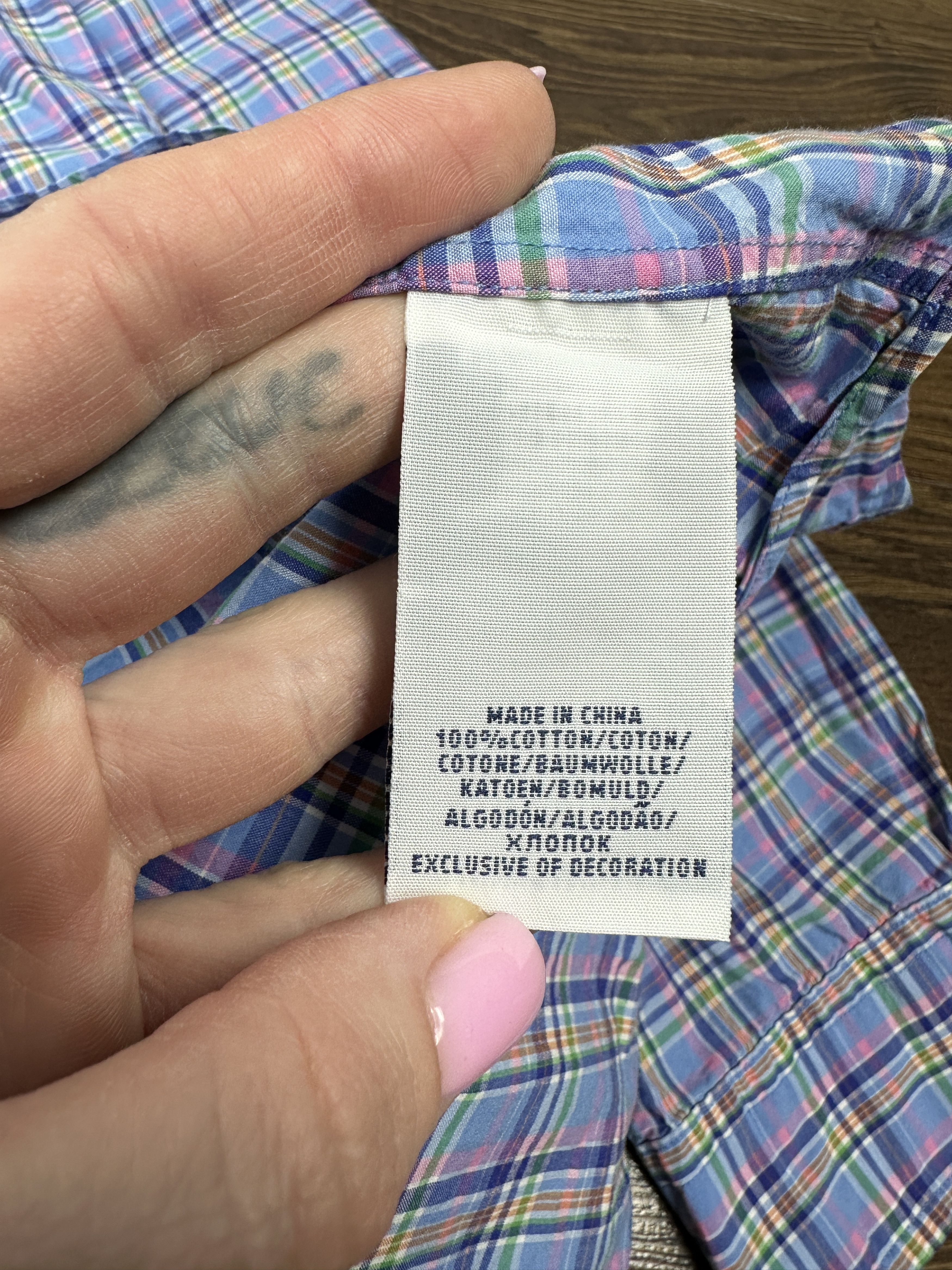 Polo Ralph Lauren Polo Ralph Lauren vintage long sleeve plaid shirt y2k Size US XL / EU 56 / 4 - 5 Thumbnail