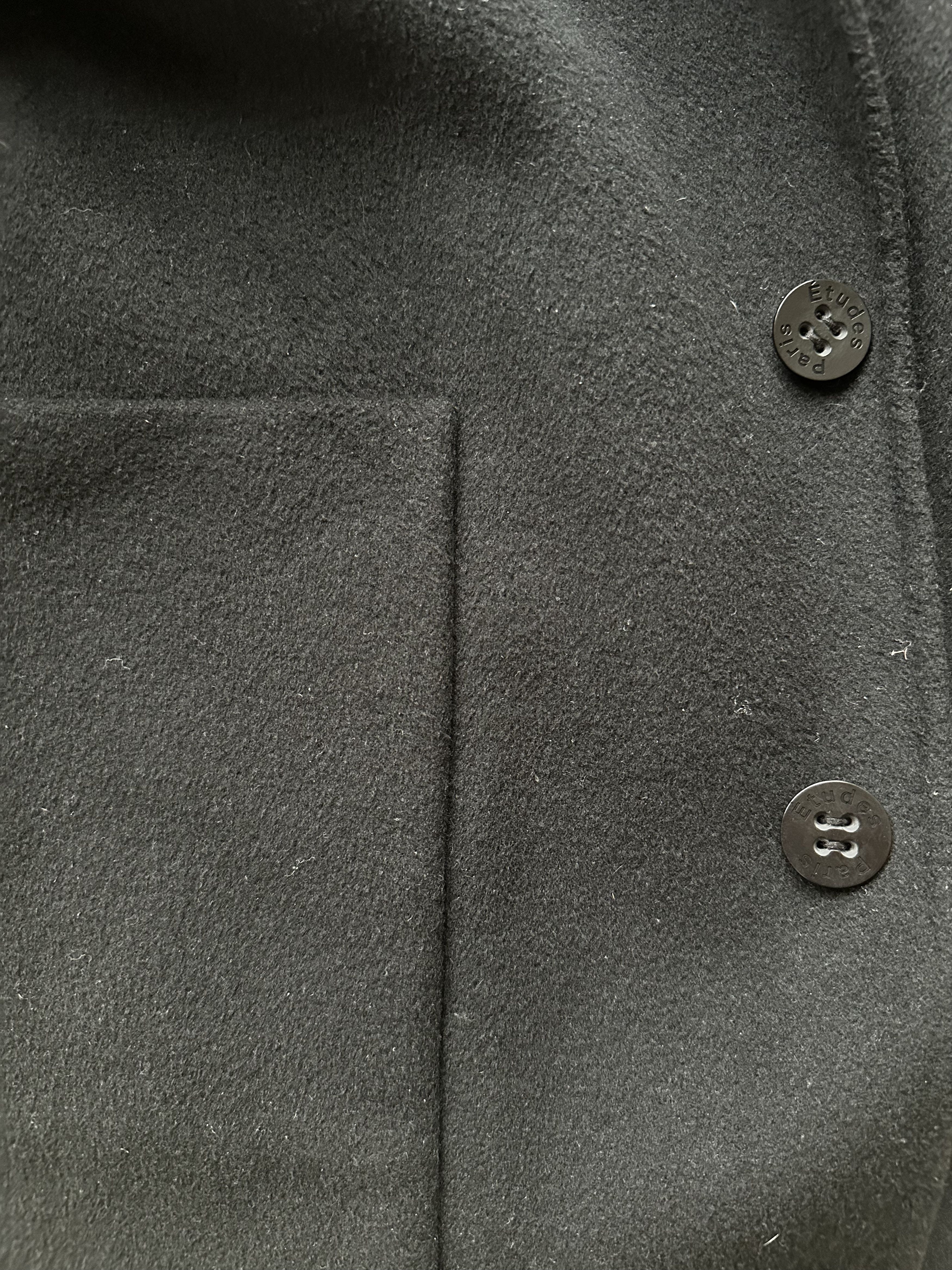 Etudes Studio ARCHEOLOGY CASHMERE BLACK COAT Size 44 Size US S / EU 44-46 / 1 - 8 Thumbnail