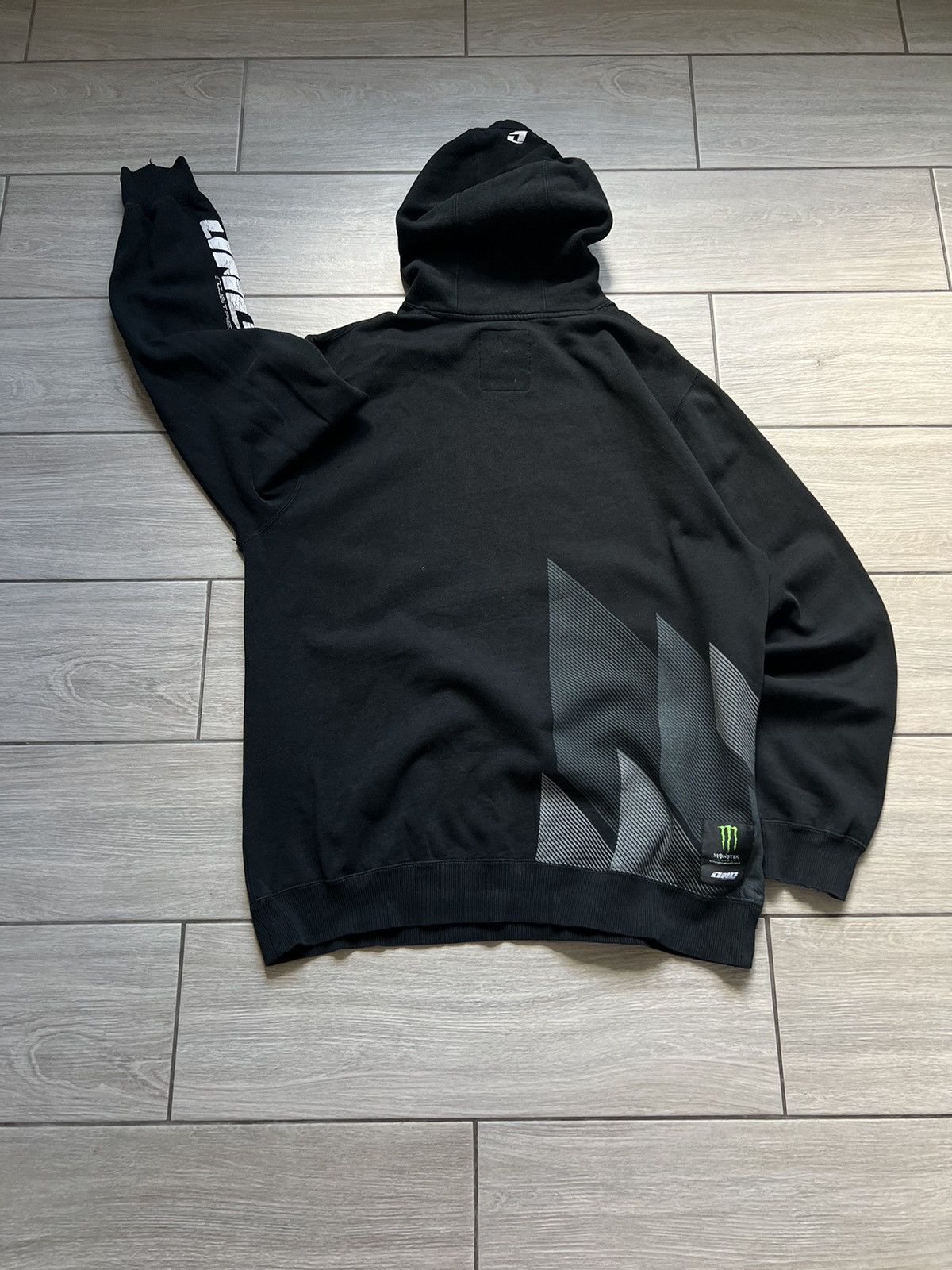Affliction × JNCO × Vintage Y2k Affliction Fox Racing Monster Hype Energy Hoodie Size US M / EU 48-50 / 2 - 12 Thumbnail