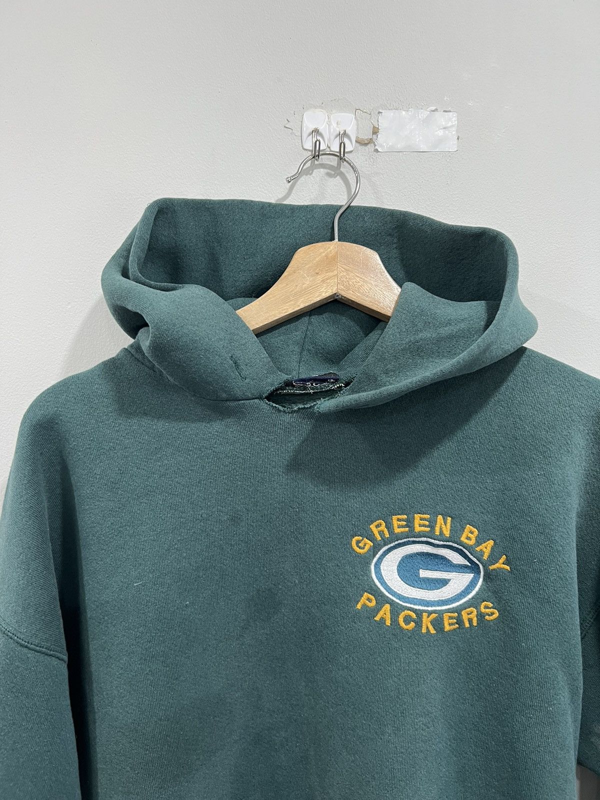 Vintage Vintage Green Bay Packers hoodie forest green Size US S / EU 44-46 / 1 - 2 Thumbnail