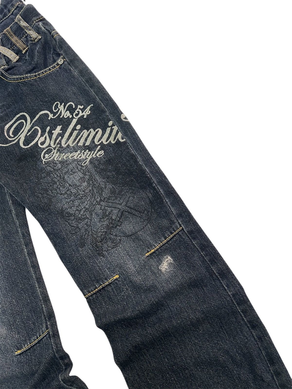 Japanese Brand × Vintage 💥Vintage Japanese Denim Distressed Punk Style Jeans Size US 28 / EU 44 - 4 Thumbnail