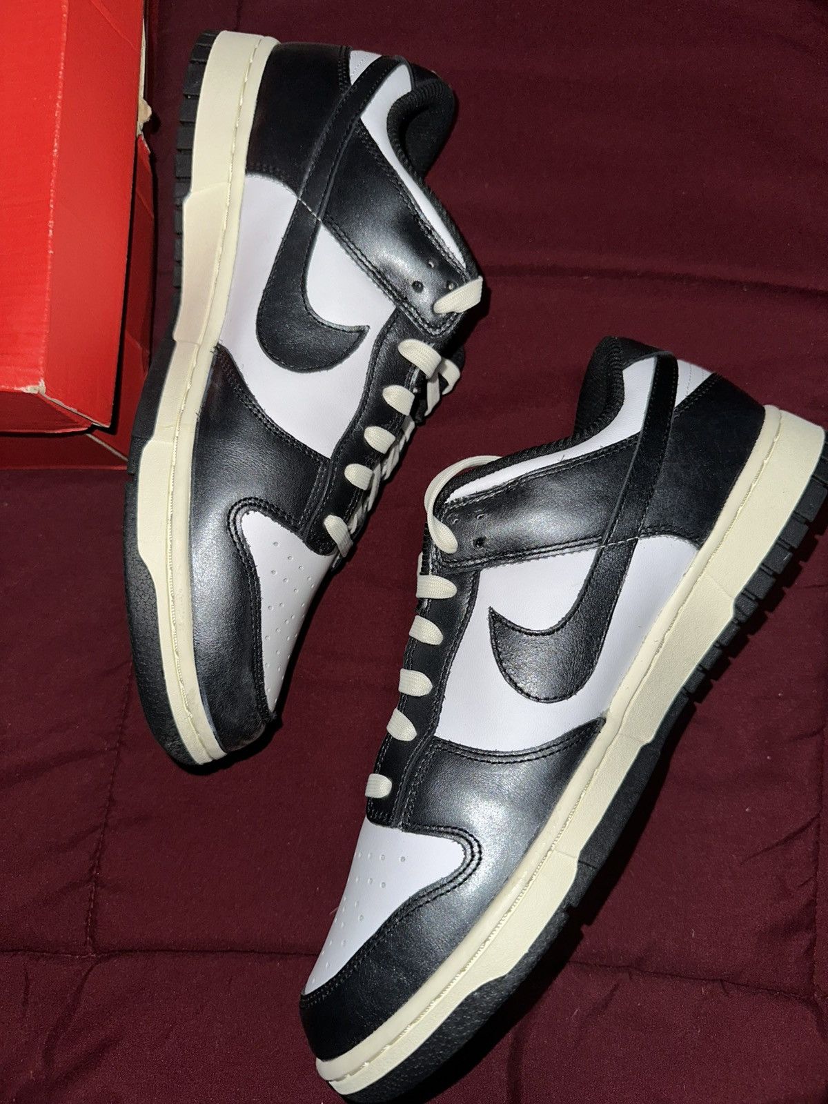 Nike Nike dunk low vintage panda Size US 10 / EU 43 - 3 Thumbnail