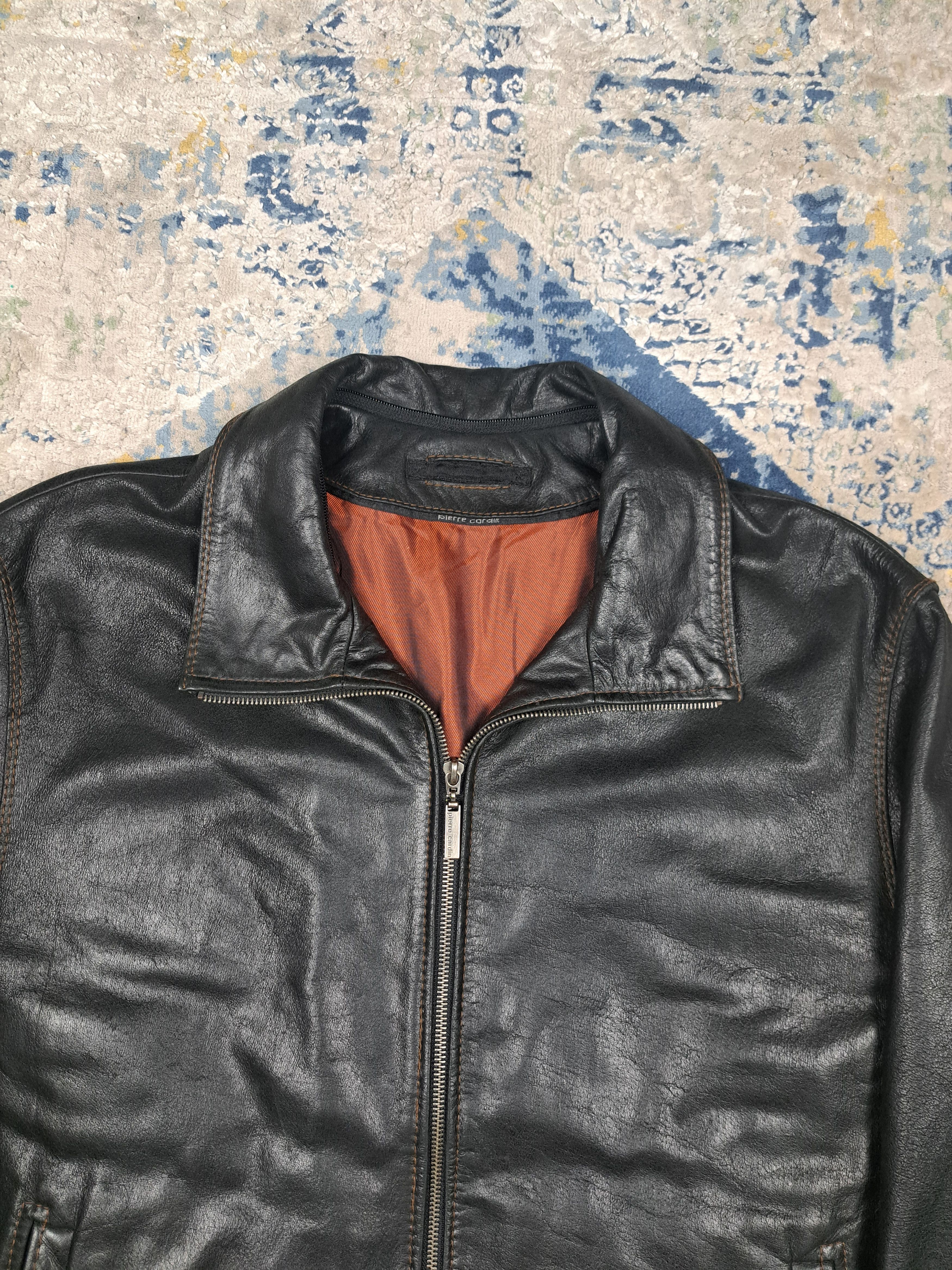 Pierre Cardin Pierre Cardin Cafe Racer Leather Jacket Archive Vintage Size US L / EU 52-54 / 3 - 2 Thumbnail