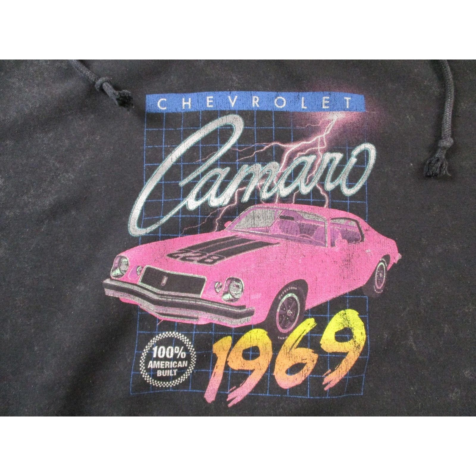 Chemistry Chemistry Hoodie Mens Large Black Fleece "1969" Camaro Retro Size US L / EU 52-54 / 3 - 4 Thumbnail