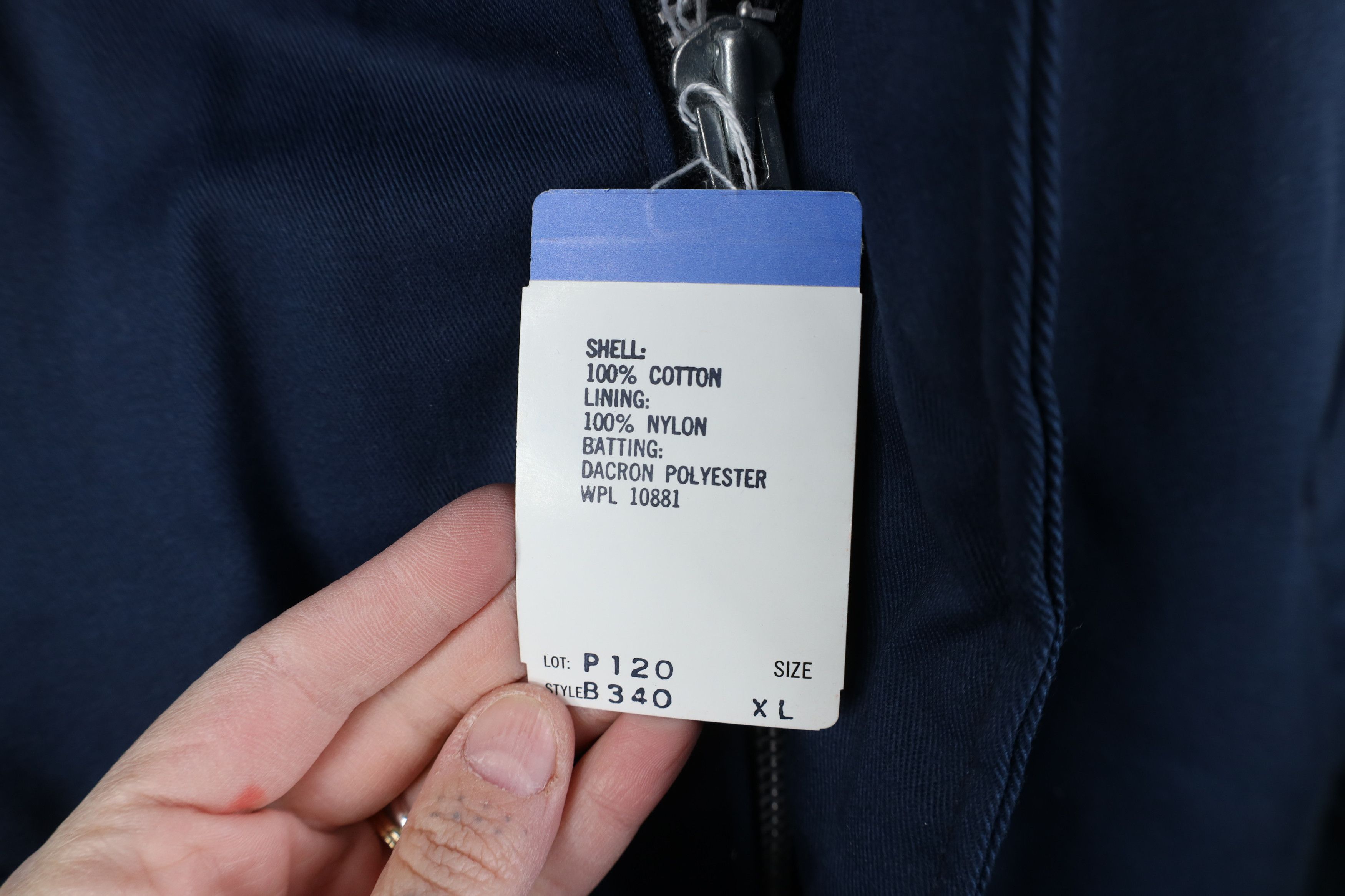 Vintage Deadstock Vintage 90s Military Puffer Hooded Jacket Blue USA Size US XL / EU 56 / 4 - 7 Thumbnail