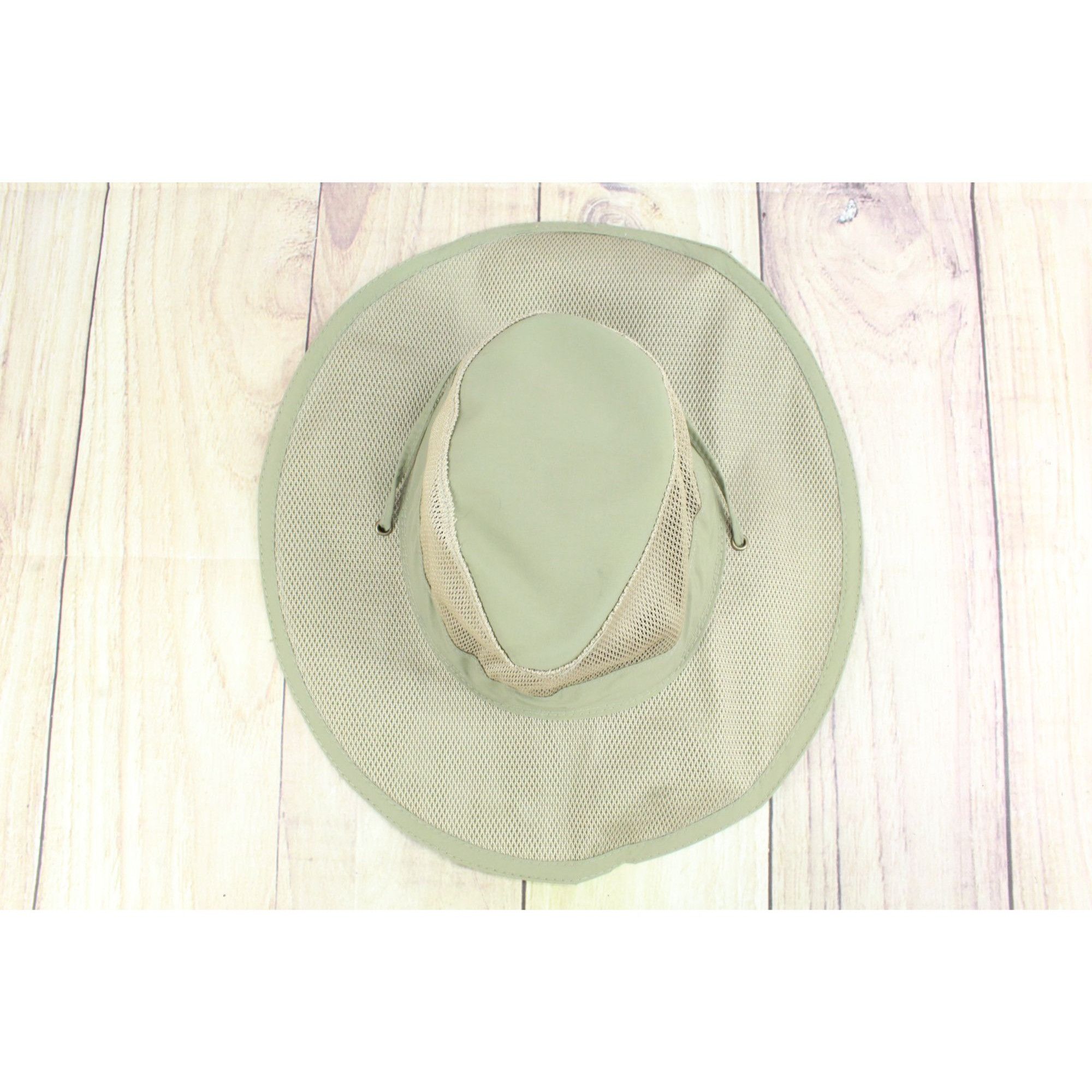 Other Dorfman Pacific Co. Men's Mesh Wide Brim Safari Hat Khaki Si Size ONE SIZE - 2 Thumbnail
