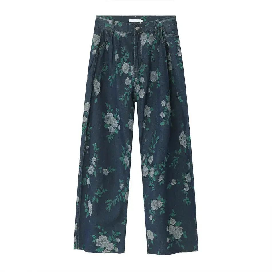 Japanese Brand Retro loose casual printed tie dye jeans Size US 32 / EU 48 - 6 Thumbnail