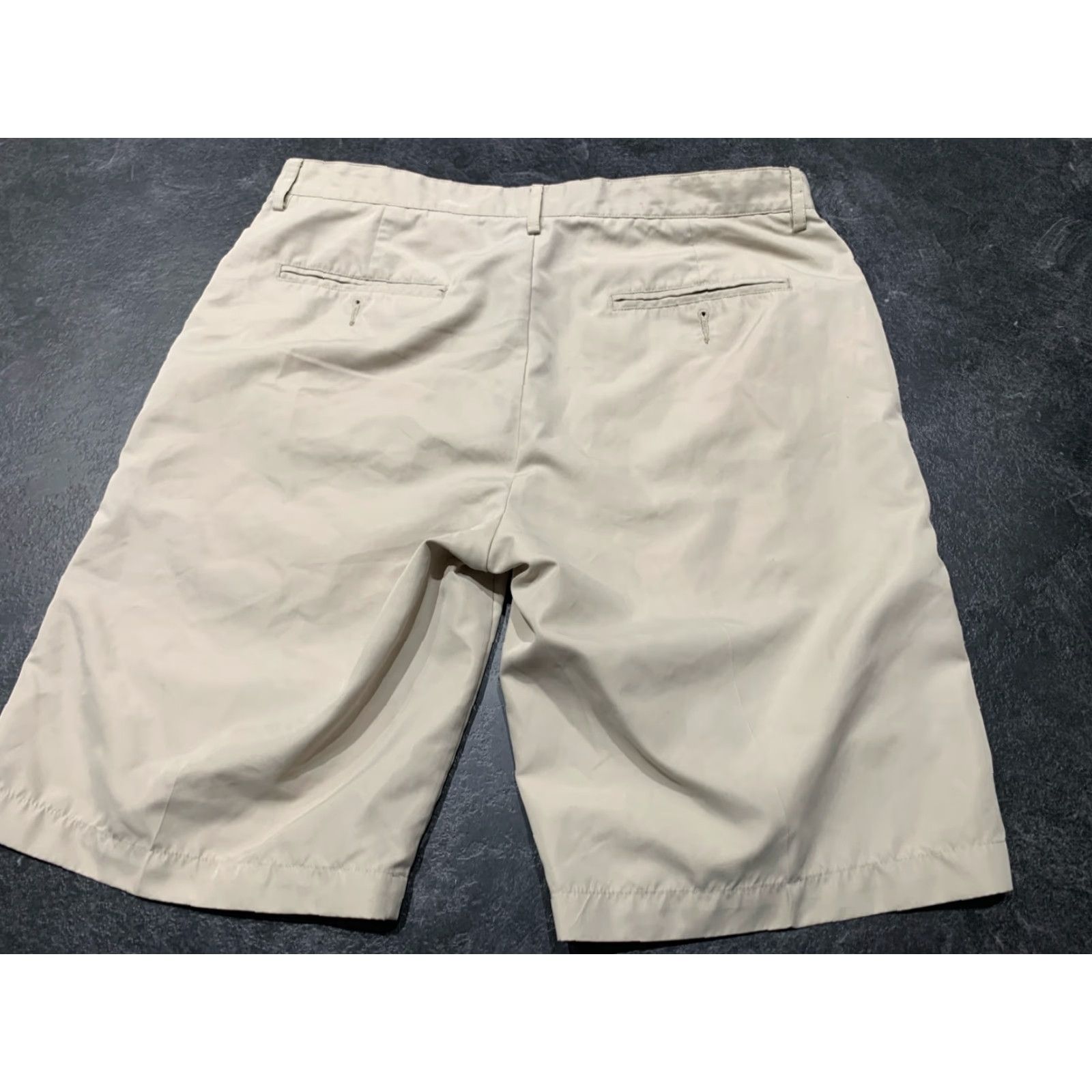 Vintage Grand Slam Performance Mens 36 Khaki Polyester Golf Shorts Size US 36 / EU 52 - 8 Thumbnail