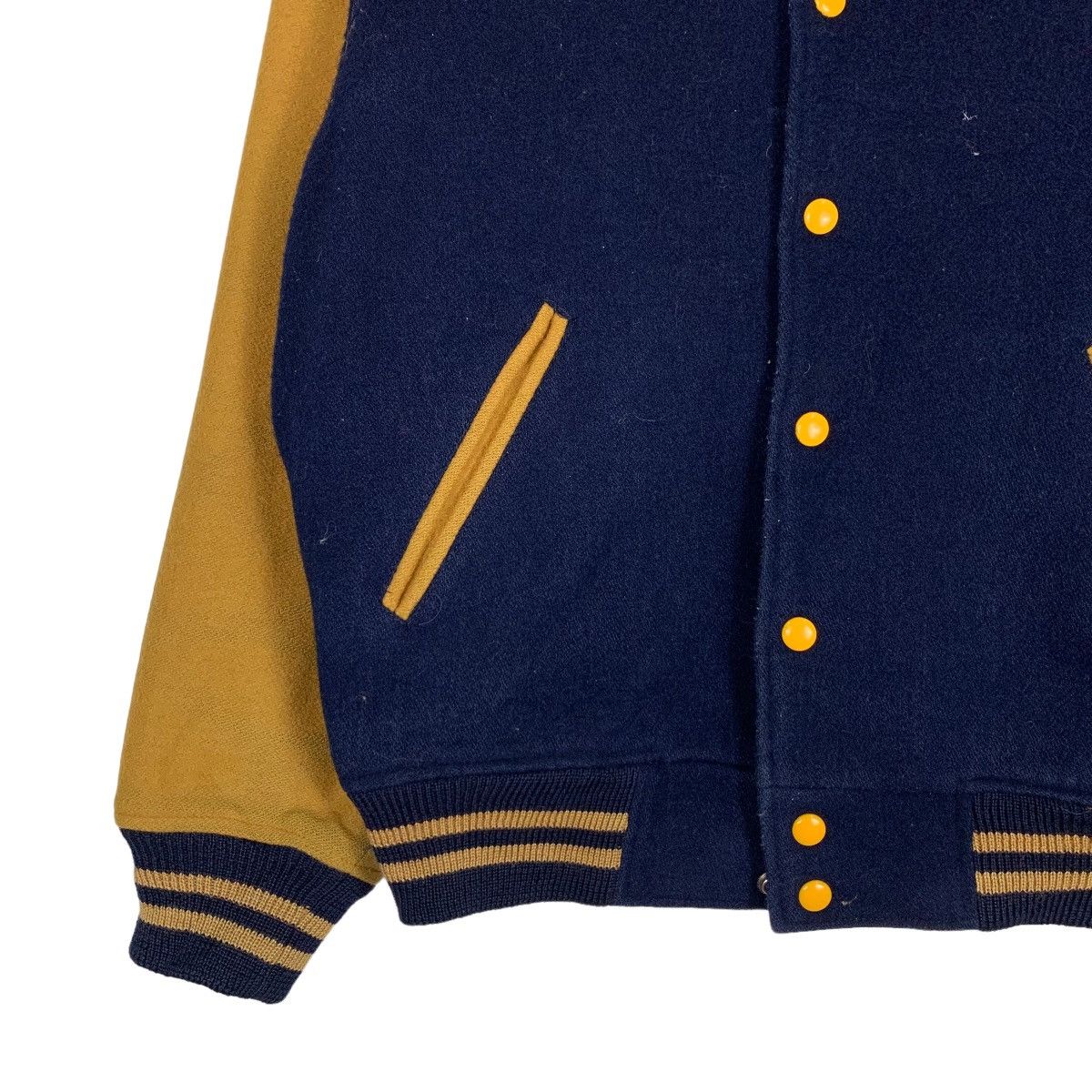 Japanese Brand VAN JAC Wool Varsity Jacket #0467-C21 Size US M / EU 48-50 / 2 - 3 Thumbnail