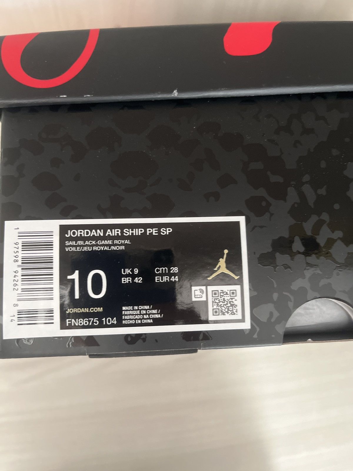 Jordan Brand Jordan Air Ship Pe SP Size US 10 / EU 43 - 15 Thumbnail