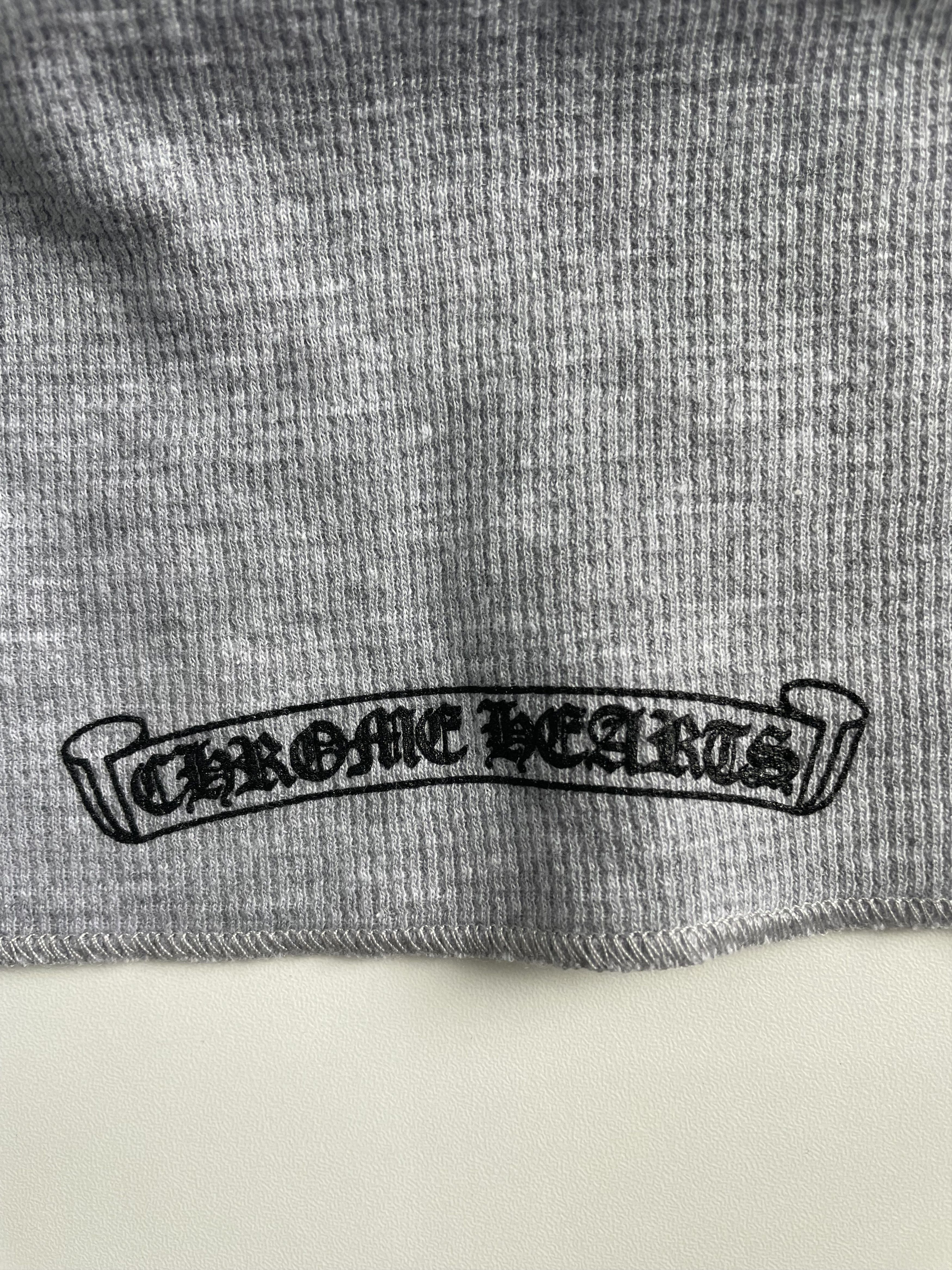 Chrome Hearts Chrome Hearts Scroll Logo Sleeve Waffle Thermal Shirt Size M / US 6-8 / IT 42-44 - 5 Thumbnail